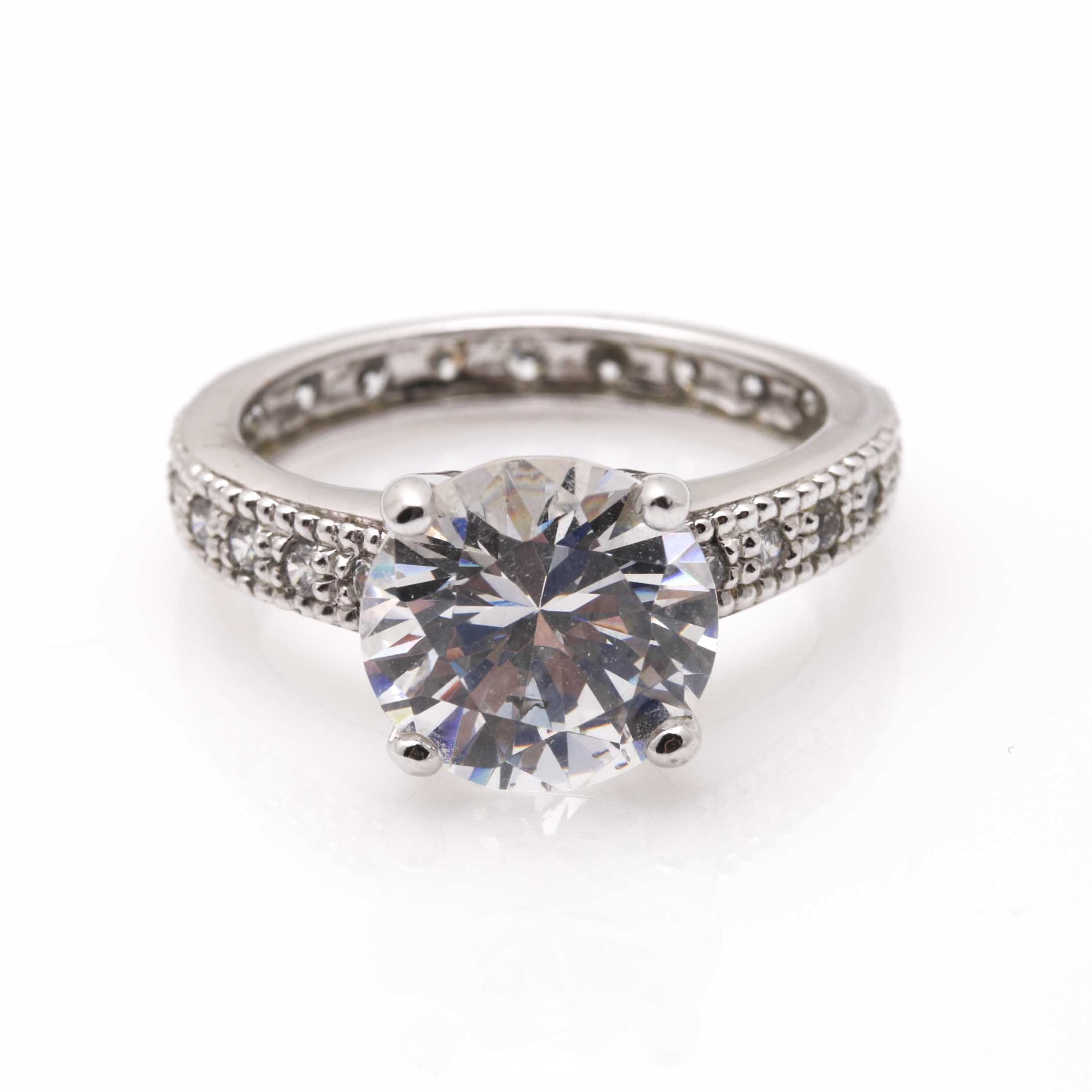 Assortment of Sterling Silver Cubic Zirconia Jewelry