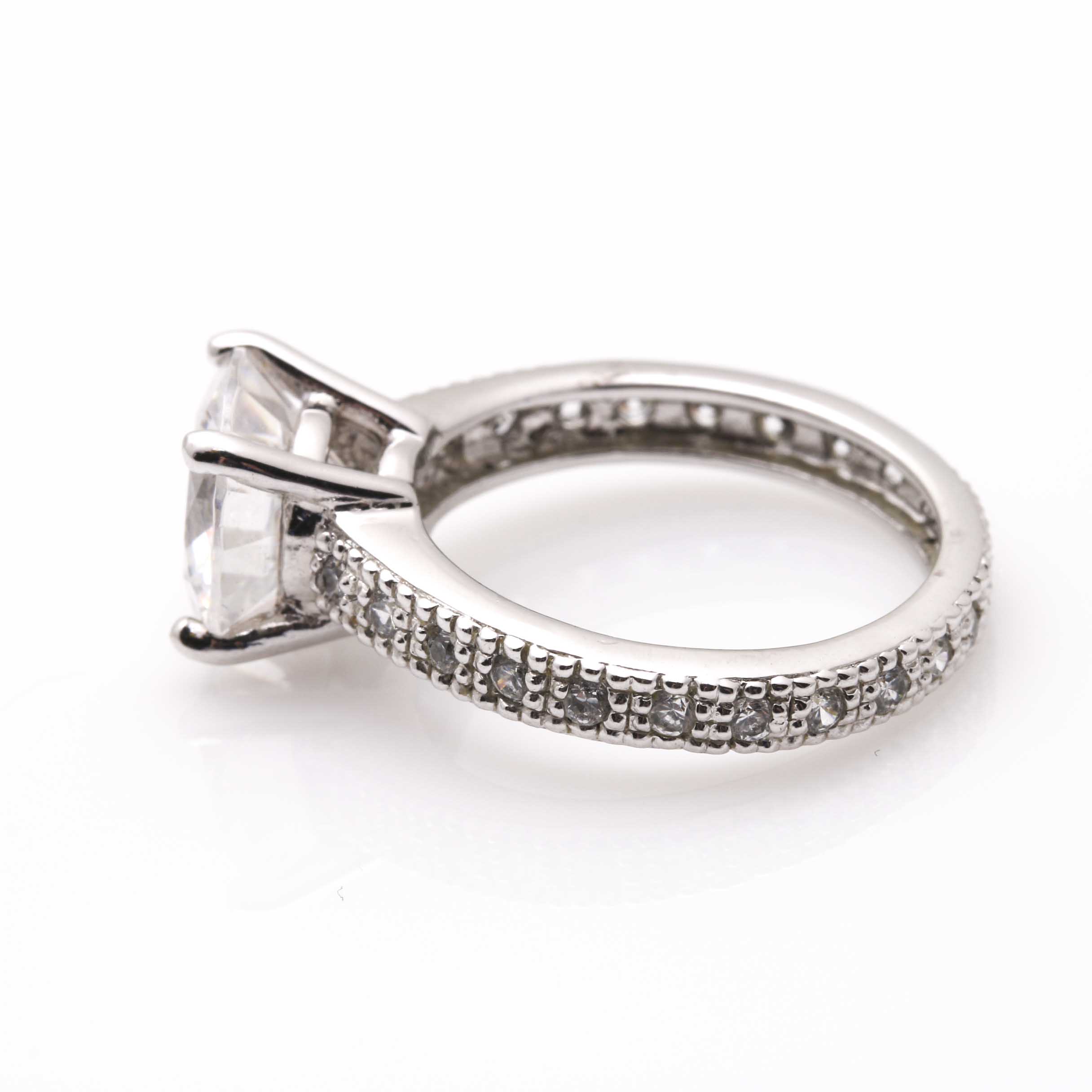 Assortment of Sterling Silver Cubic Zirconia Jewelry