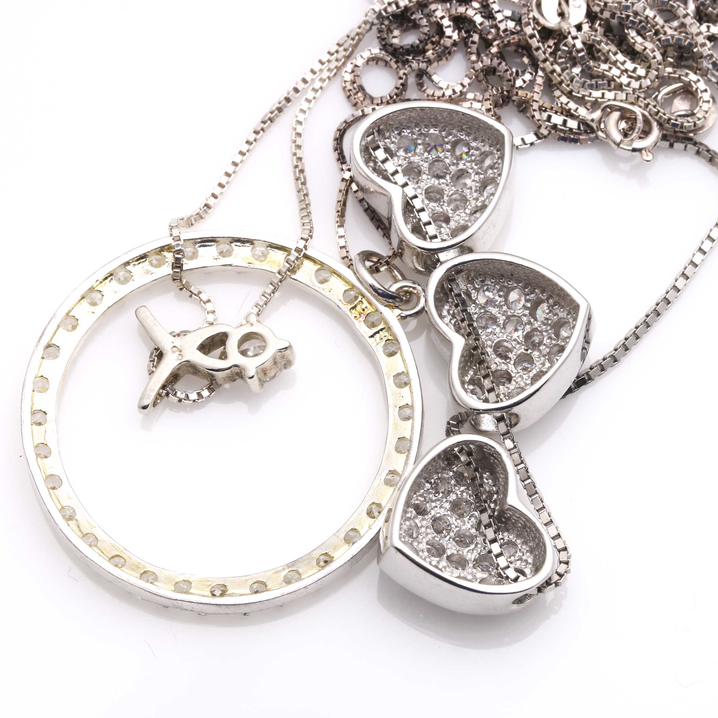 Assortment of Sterling Silver Cubic Zirconia Jewelry