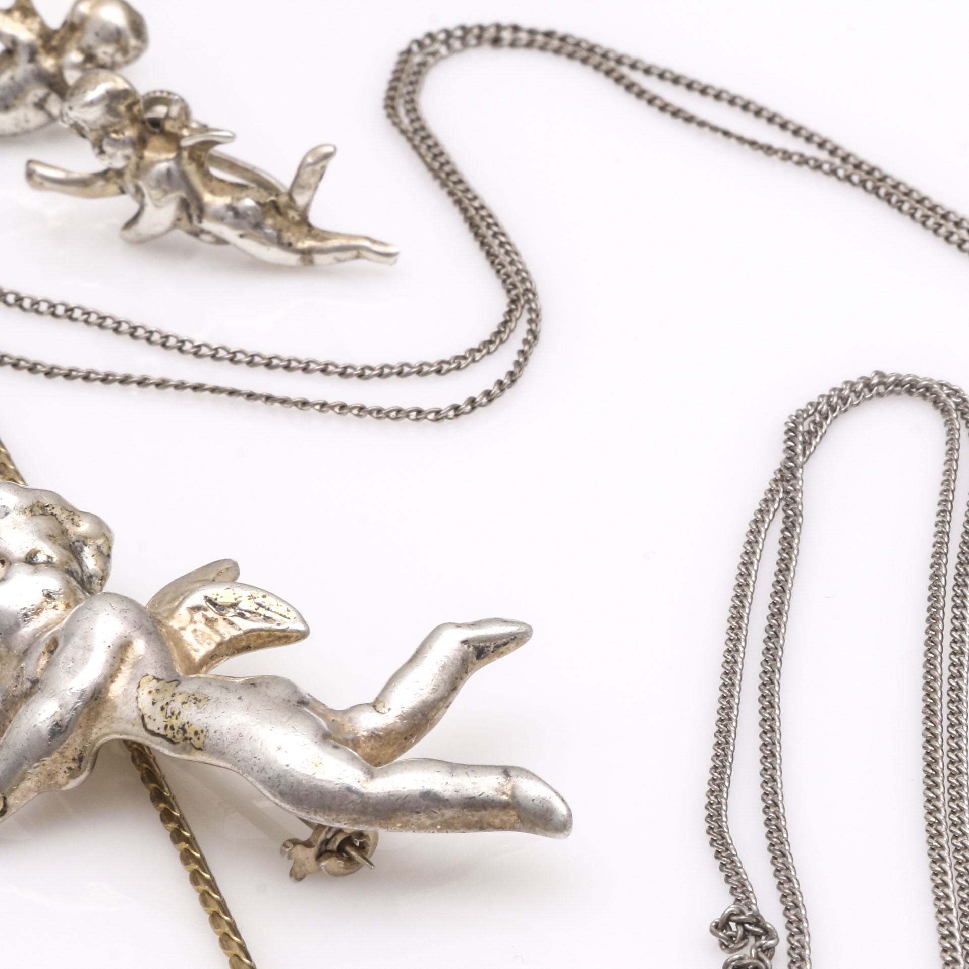 Sterling Silver Earrings, Brooches, and Necklaces