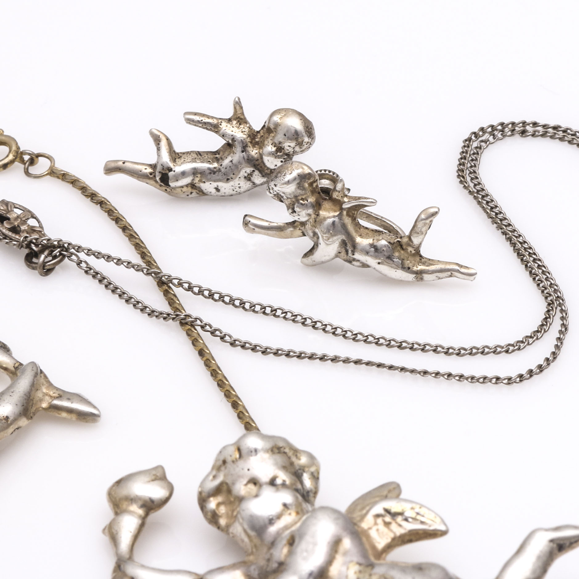 Sterling Silver Earrings, Brooches, and Necklaces