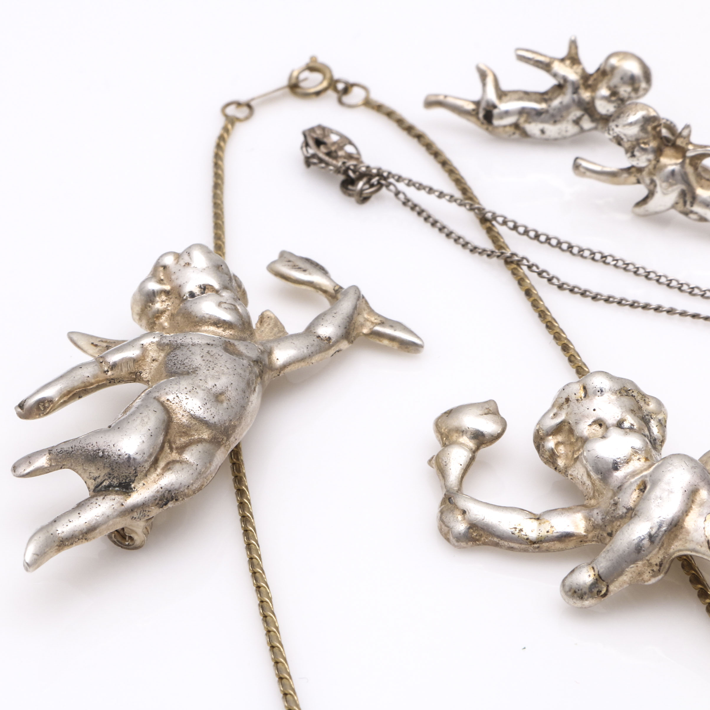 Sterling Silver Earrings, Brooches, and Necklaces