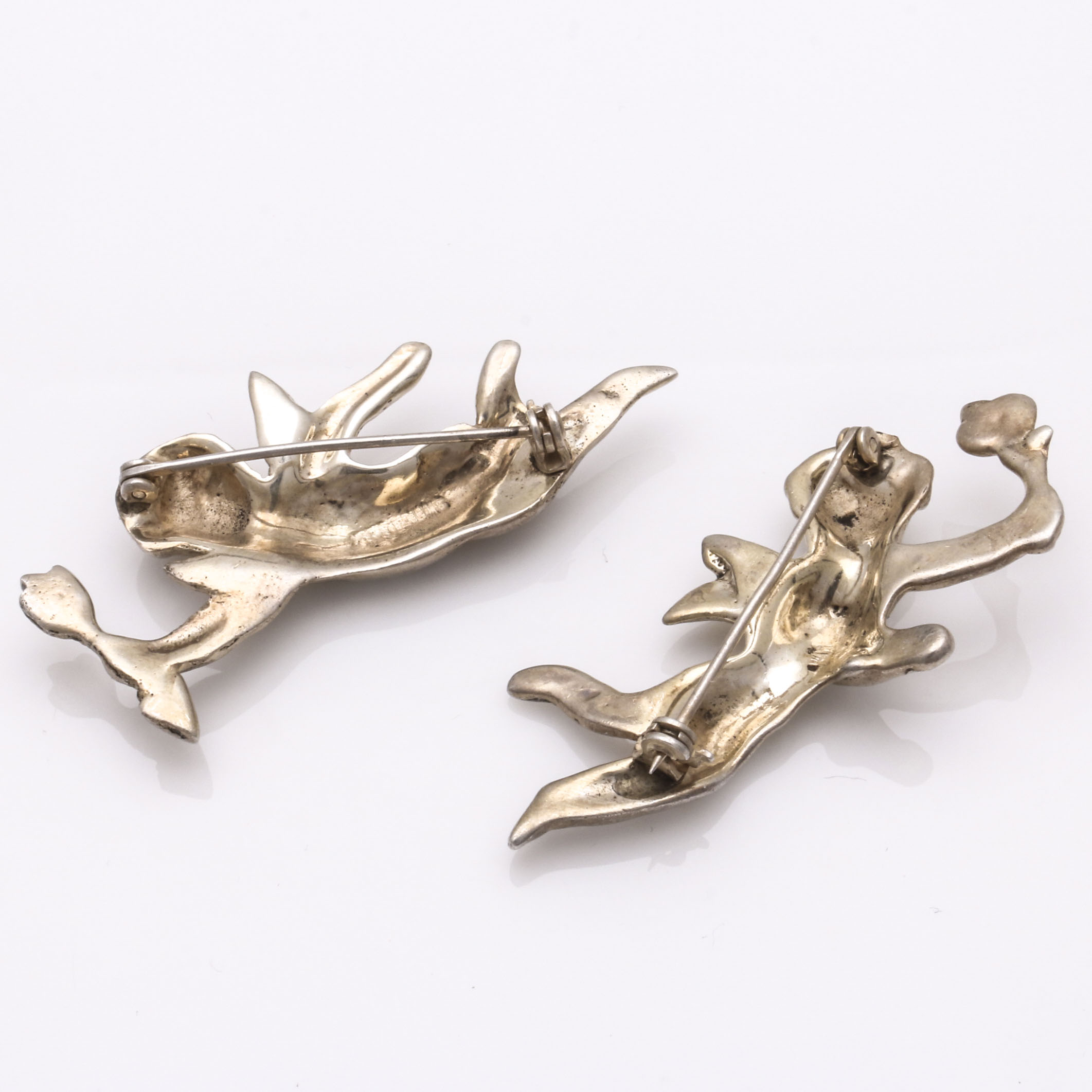 Sterling Silver Earrings, Brooches, and Necklaces