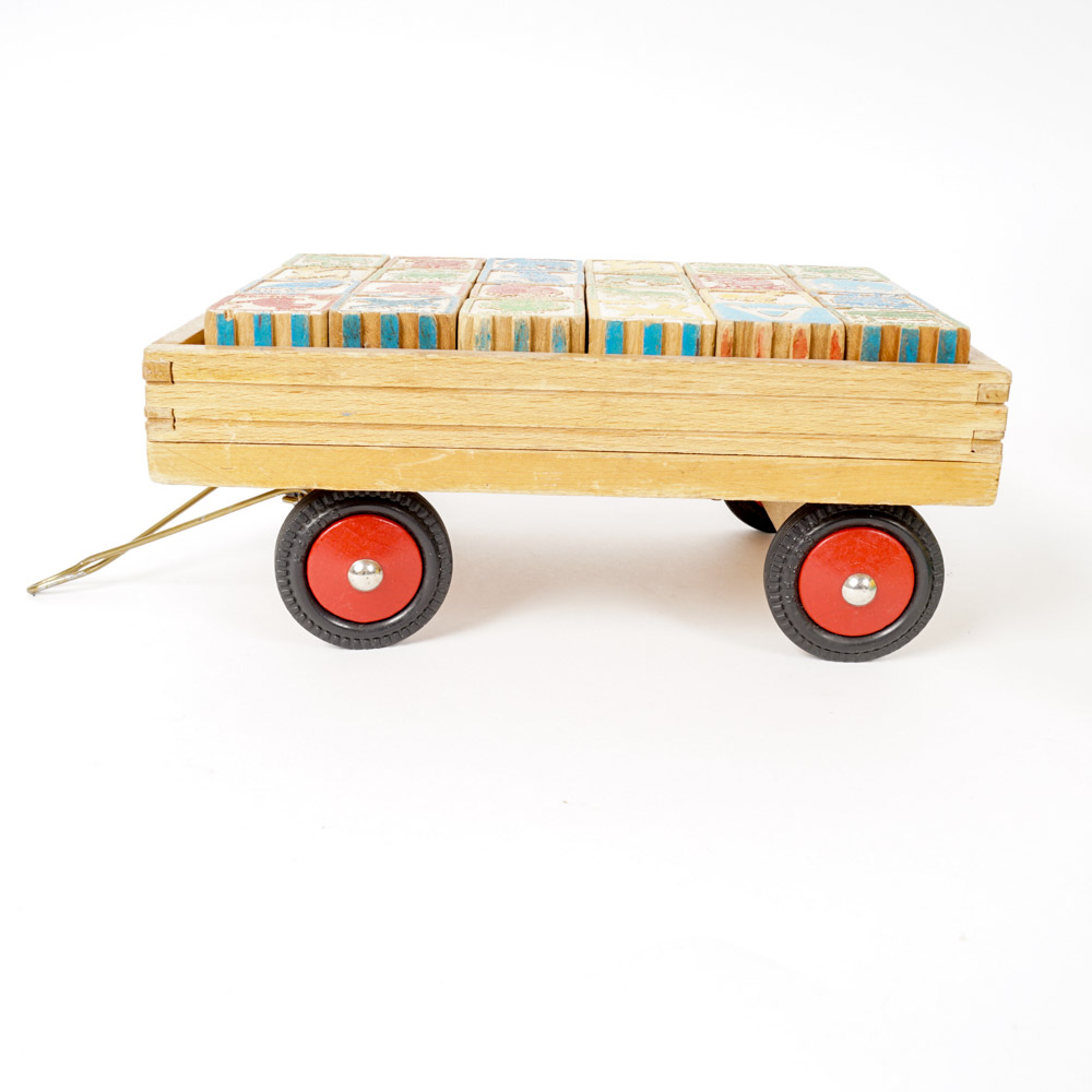 Collection of Vintage Wooden Toys