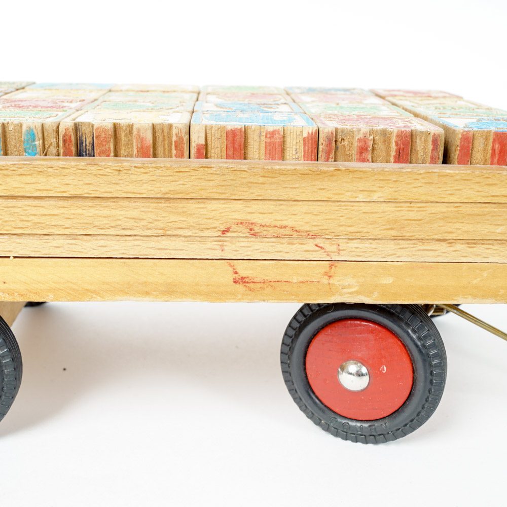 Collection of Vintage Wooden Toys