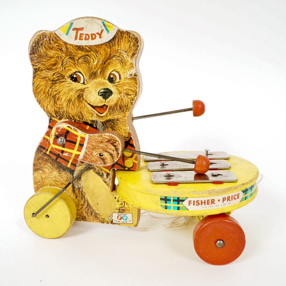Collection of Vintage Wooden Toys