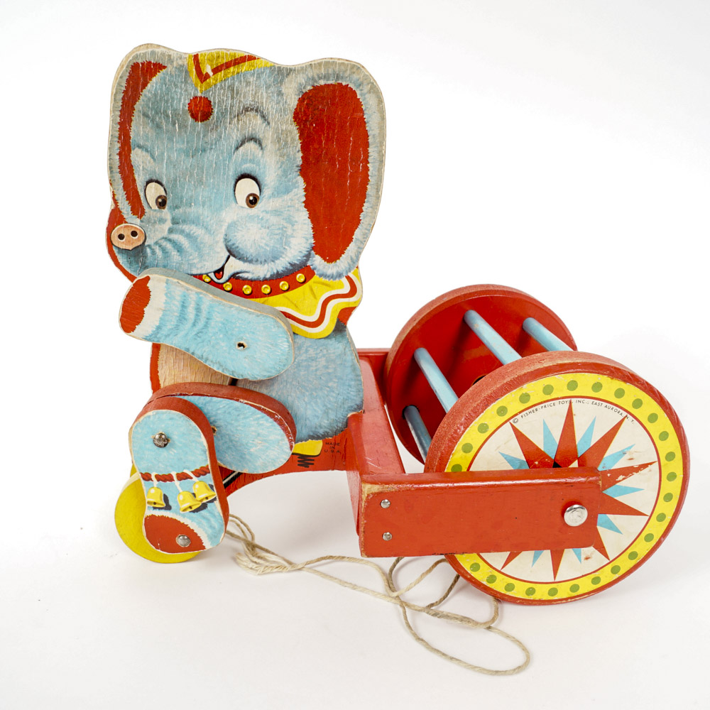 Collection of Vintage Wooden Toys