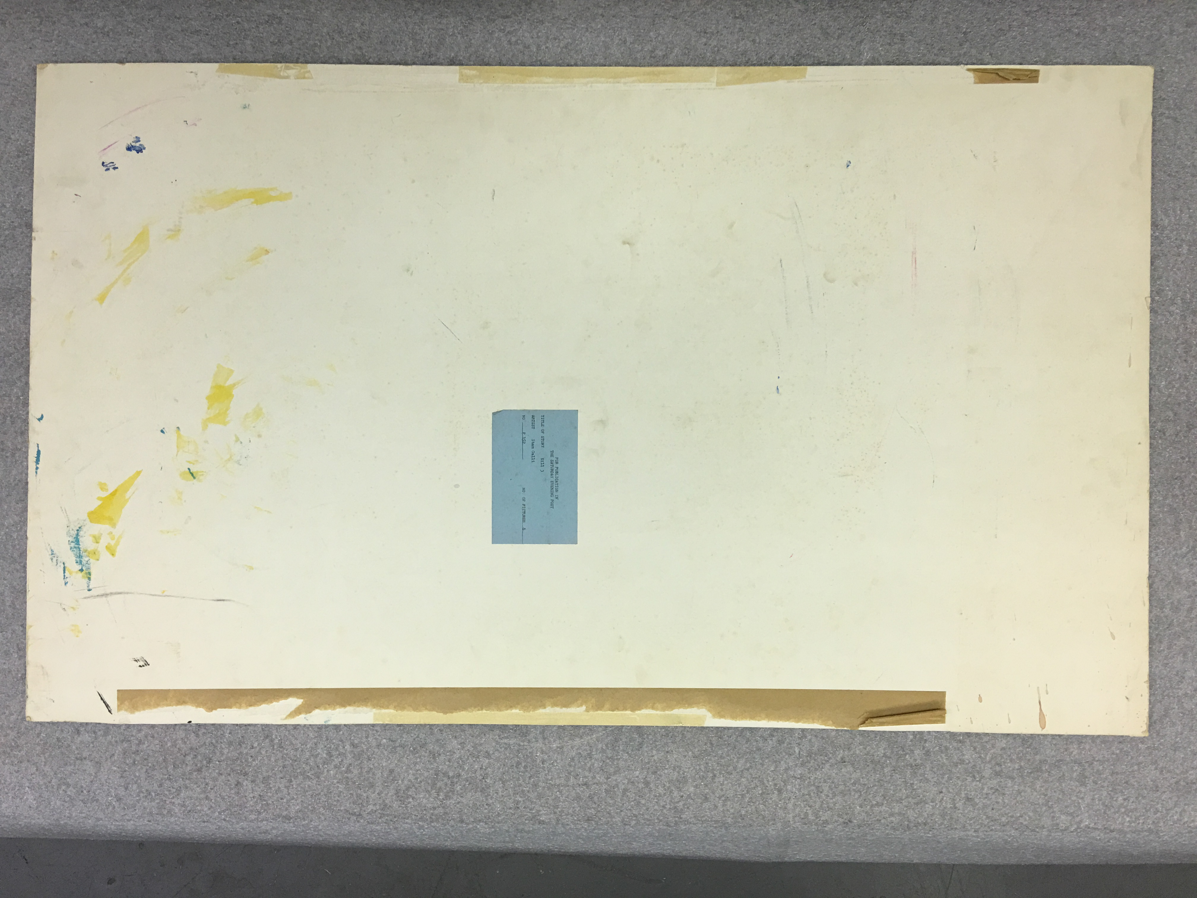 Stan Galli 1963 Gouache Painting on Board for "McCall's Magazine"