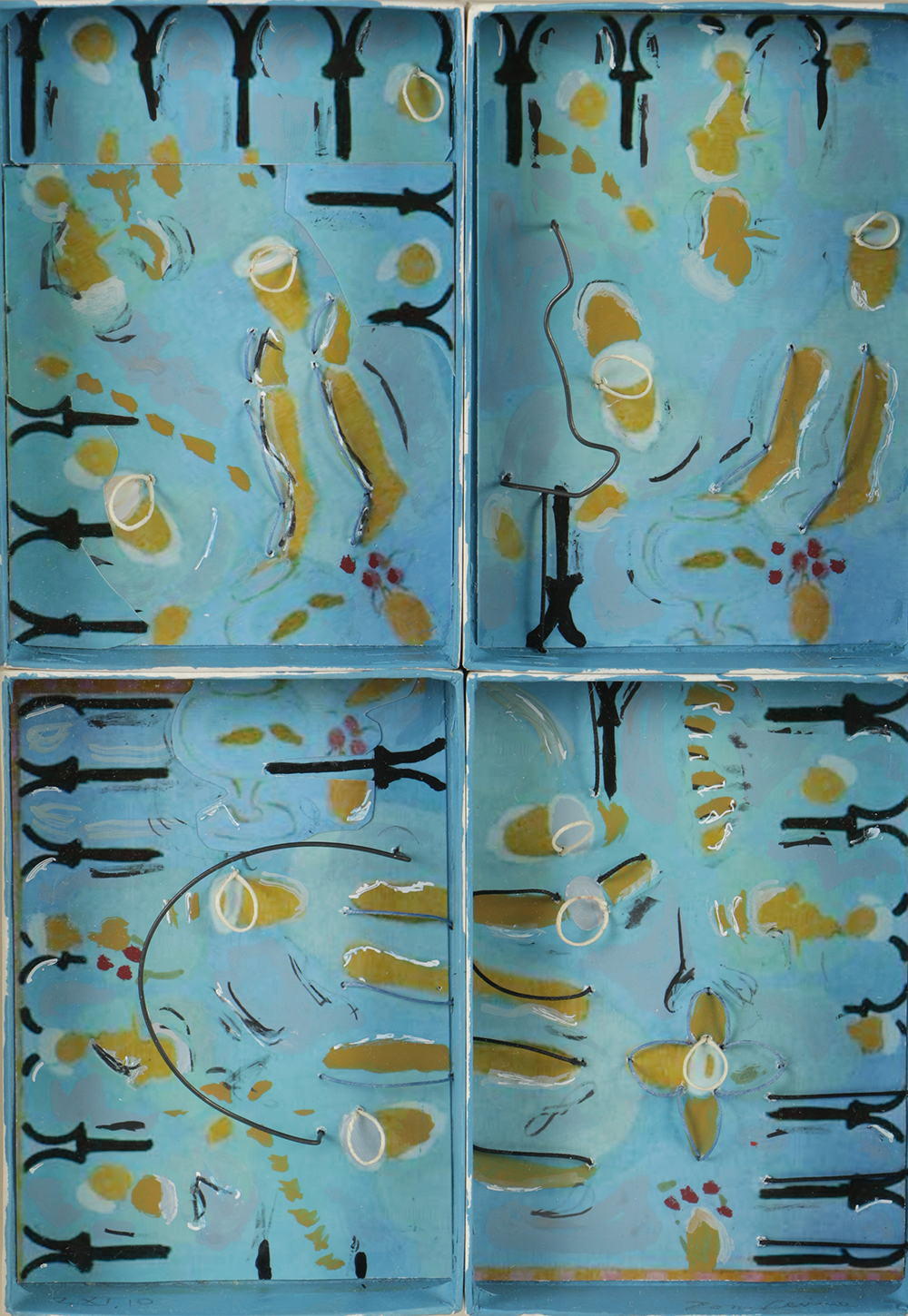 Tom Levine Mixed Media Collage