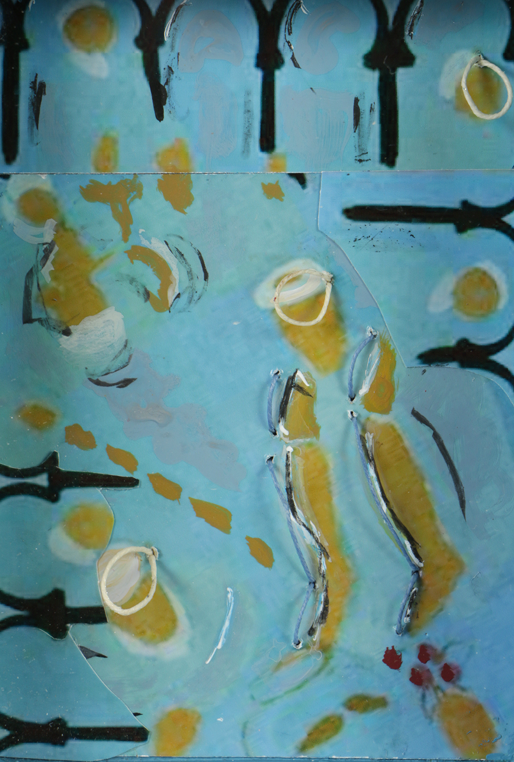 Tom Levine Mixed Media Collage