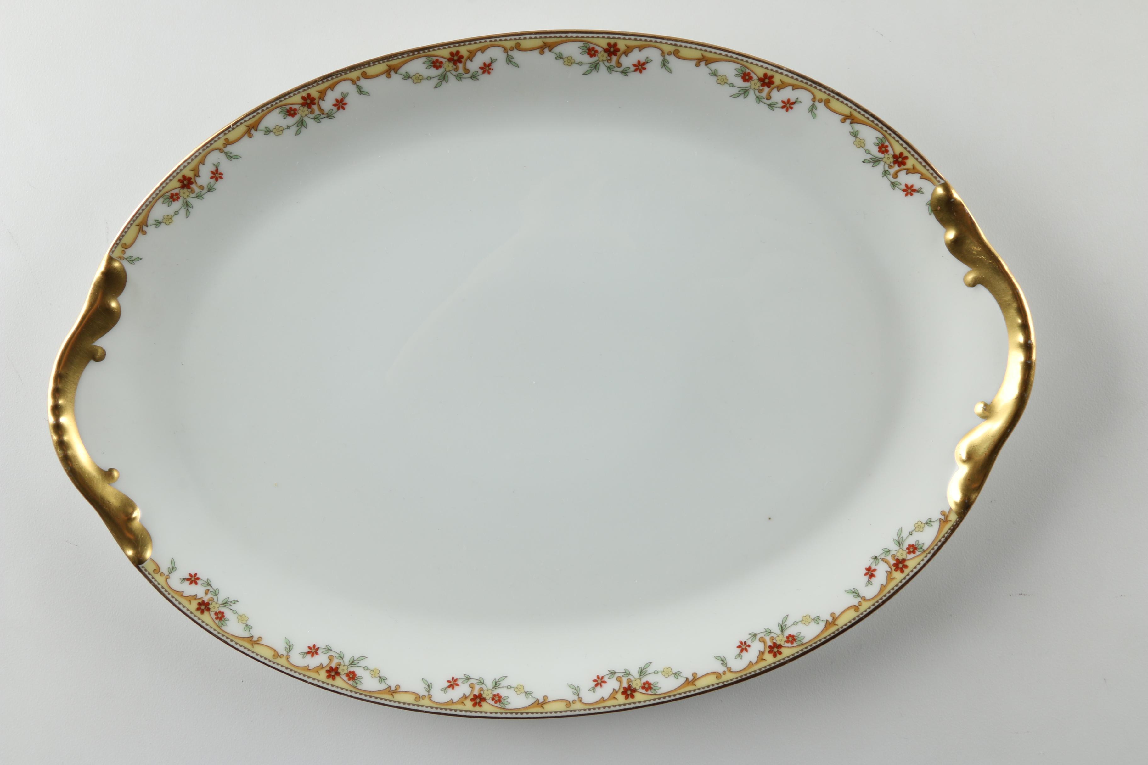 Vignaud Limoges "The Meuse" Porcelain Dinnerware