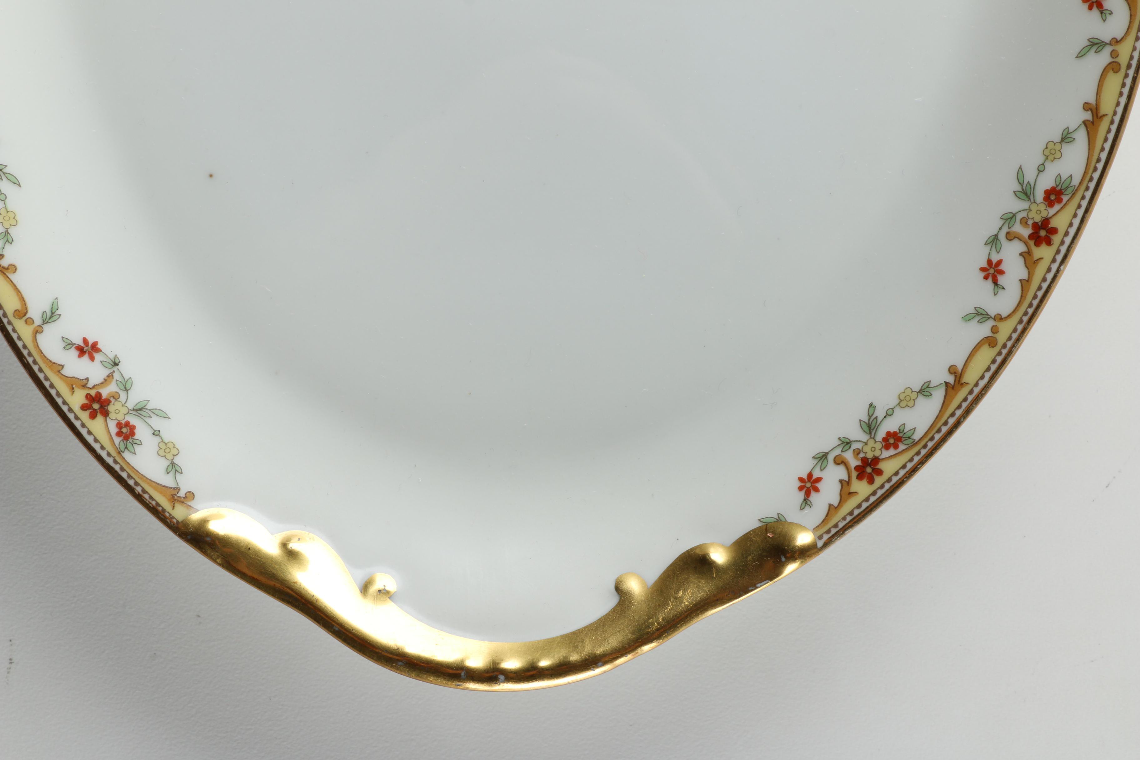 Vignaud Limoges "The Meuse" Porcelain Dinnerware