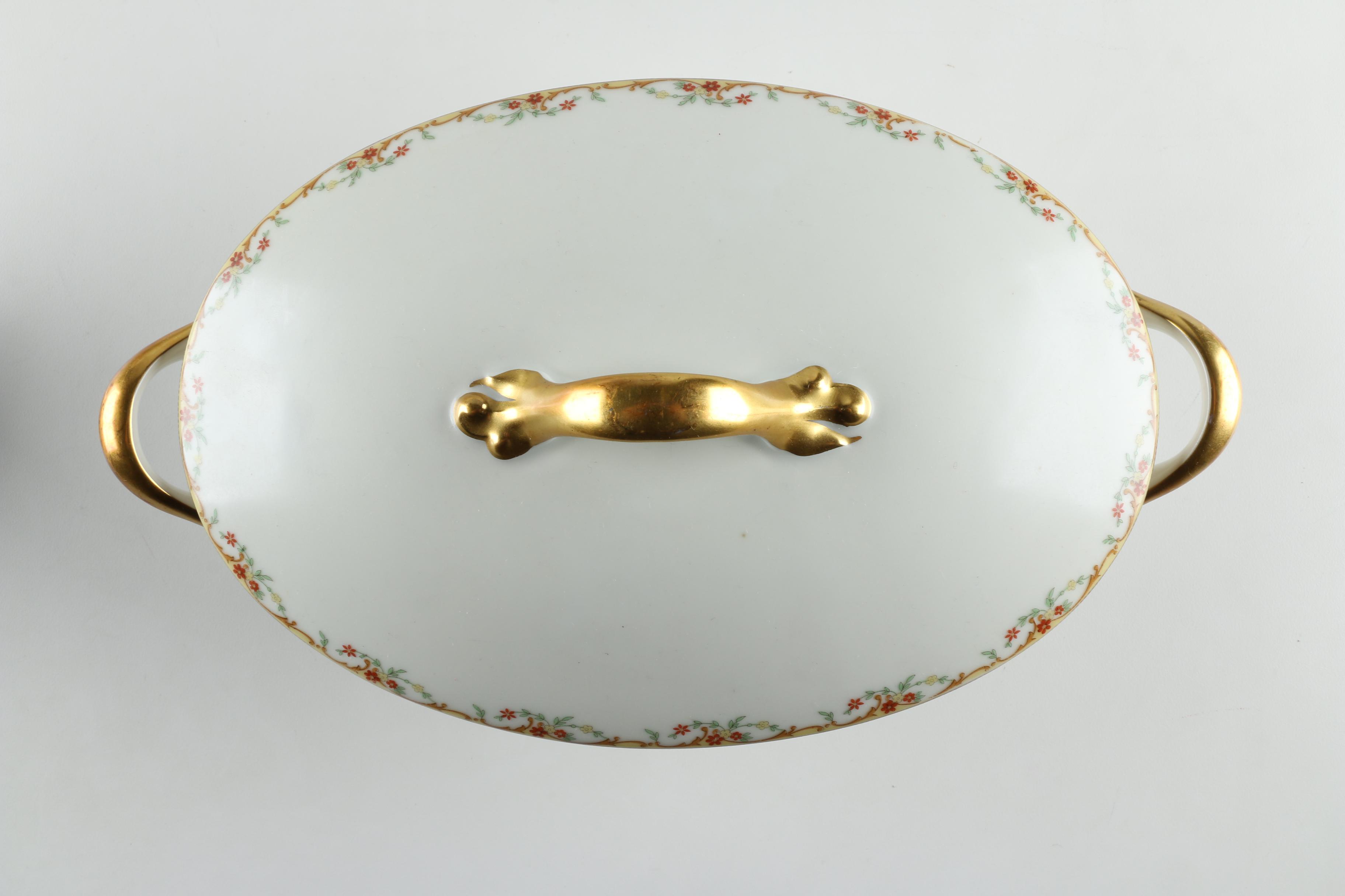 Vignaud Limoges "The Meuse" Porcelain Dinnerware