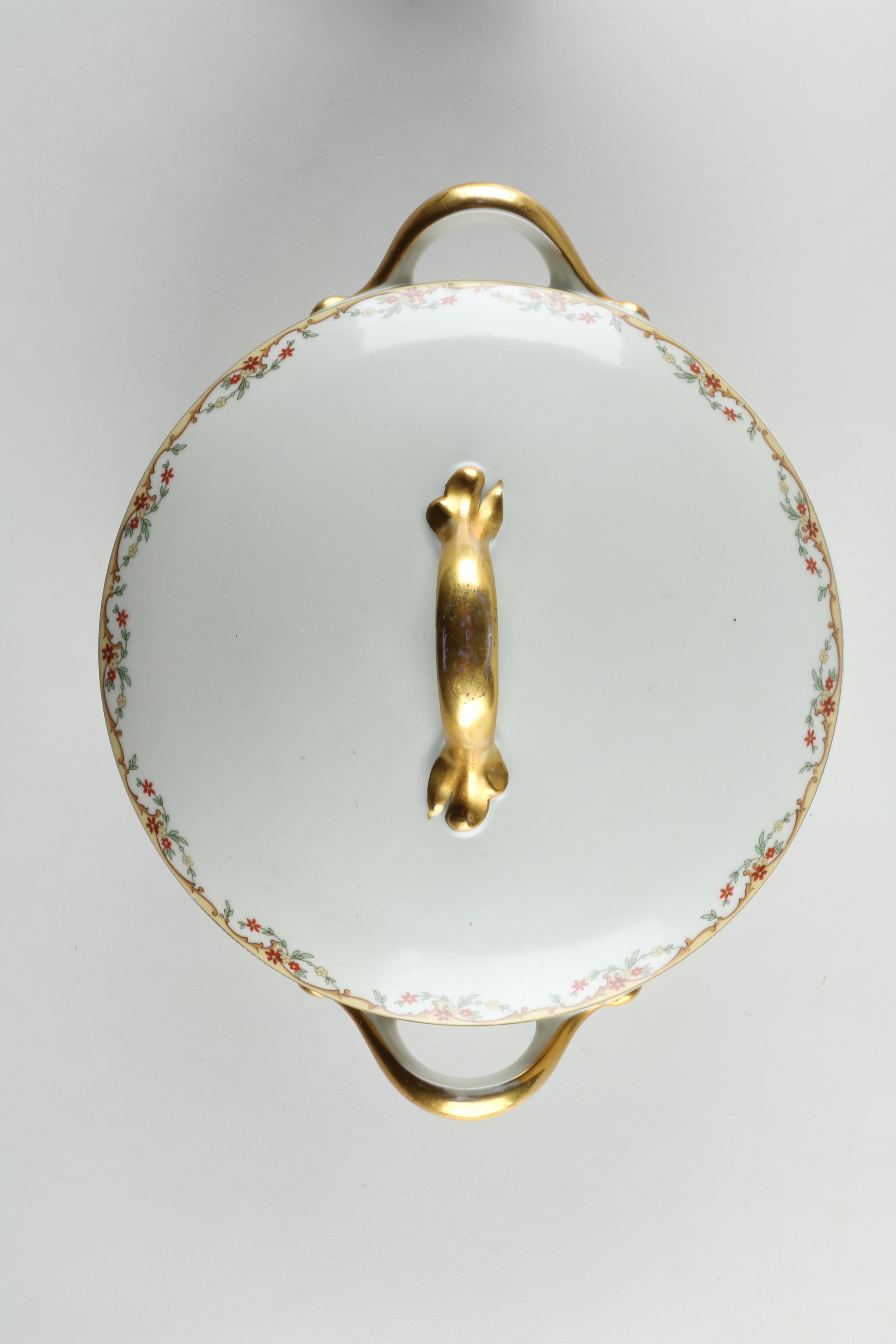 Vignaud Limoges "The Meuse" Porcelain Dinnerware