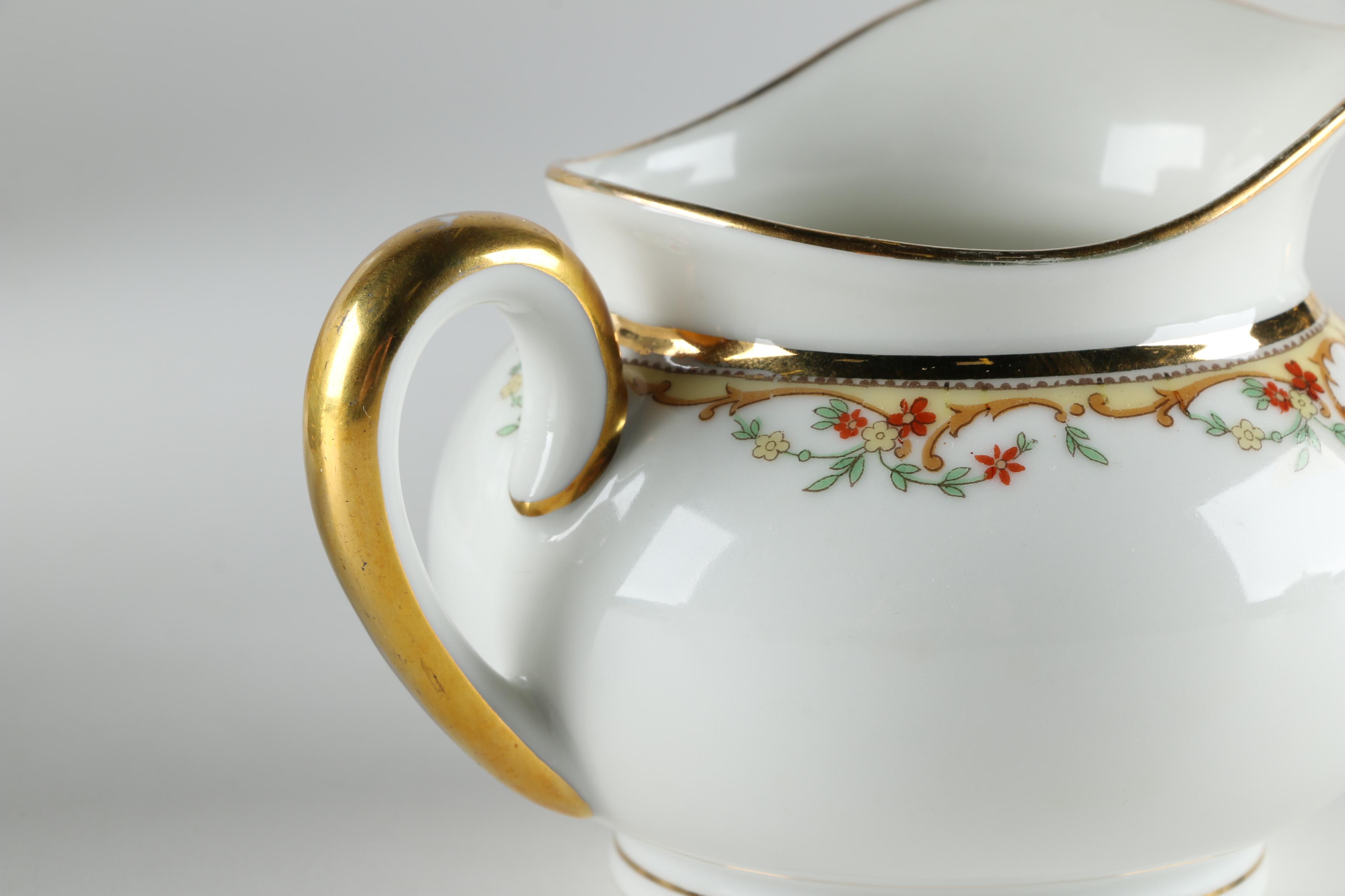Vignaud Limoges "The Meuse" Porcelain Dinnerware