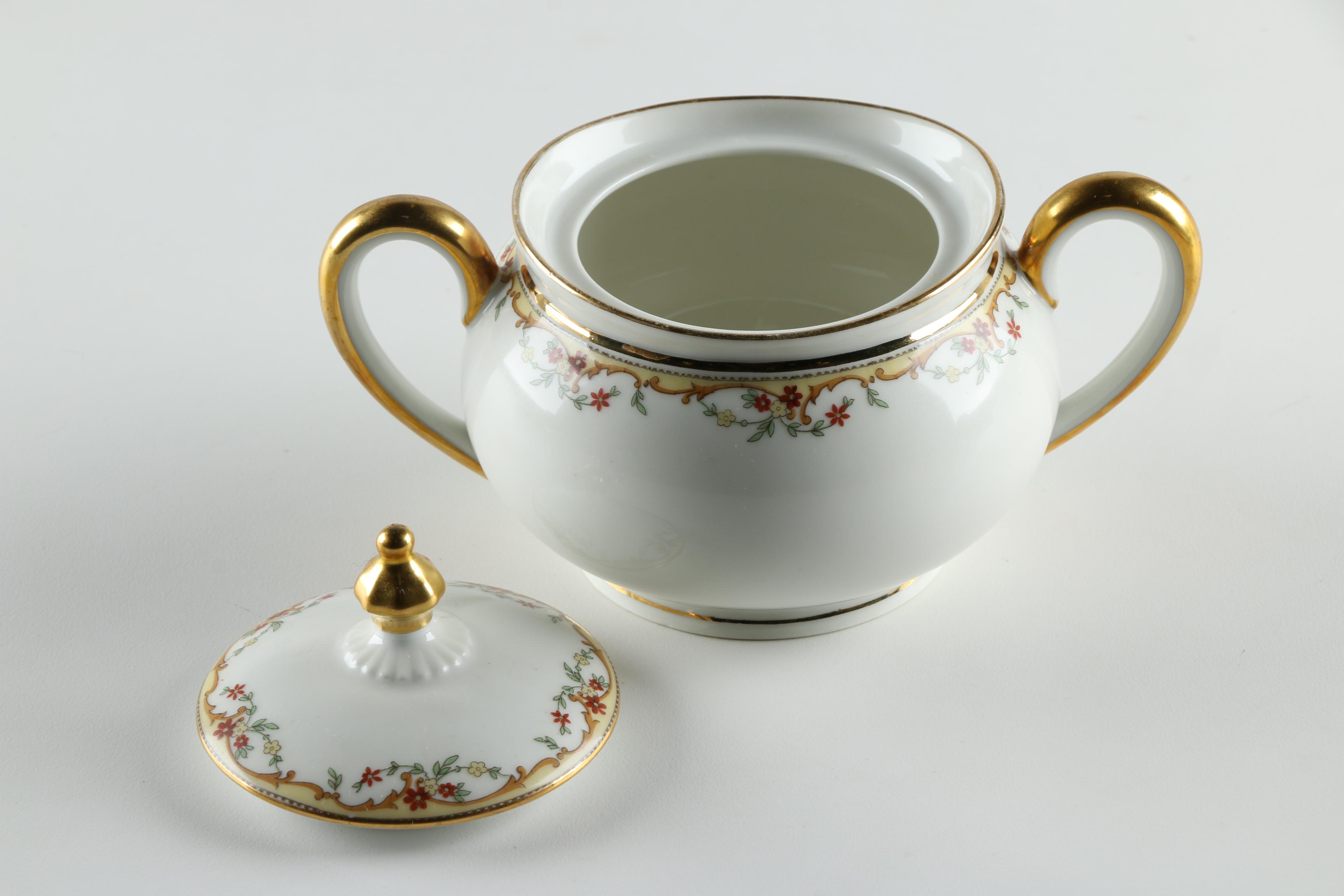 Vignaud Limoges "The Meuse" Porcelain Dinnerware