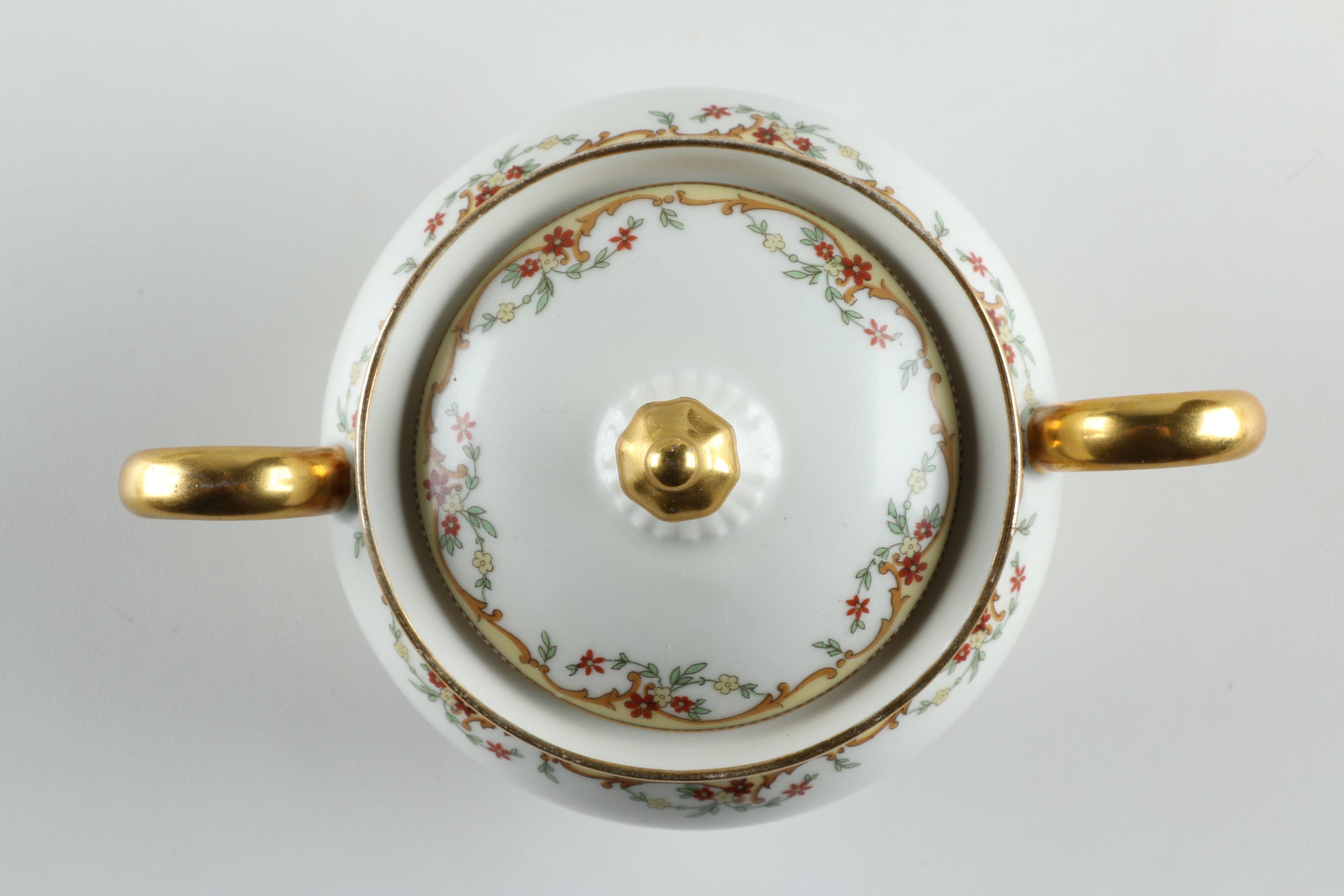 Vignaud Limoges "The Meuse" Porcelain Dinnerware