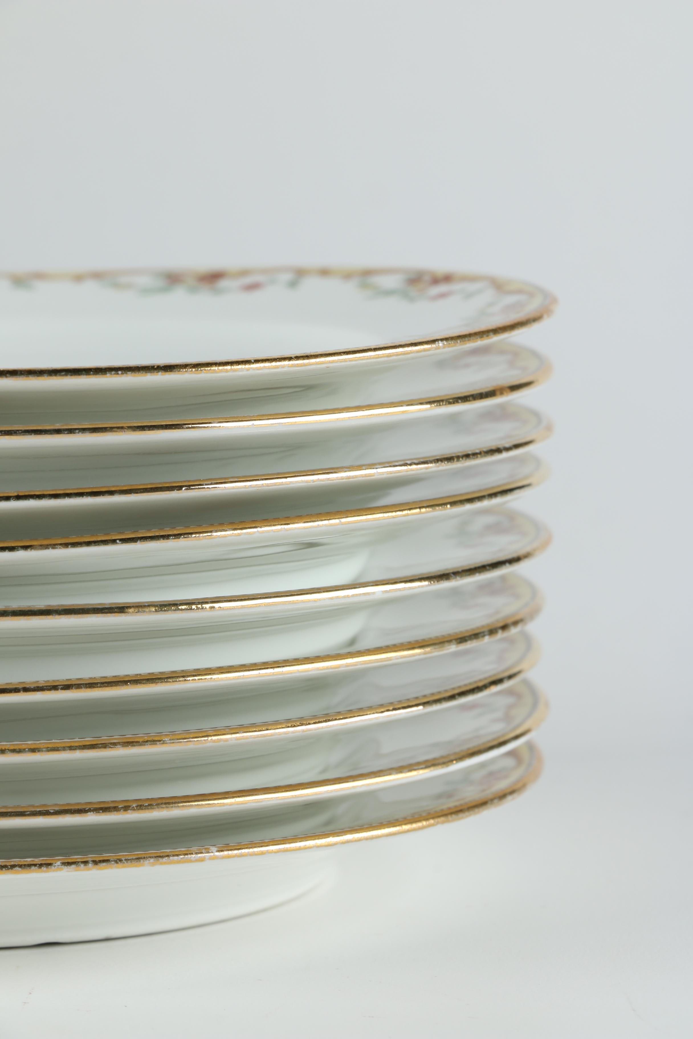 Vignaud Limoges "The Meuse" Porcelain Dinnerware