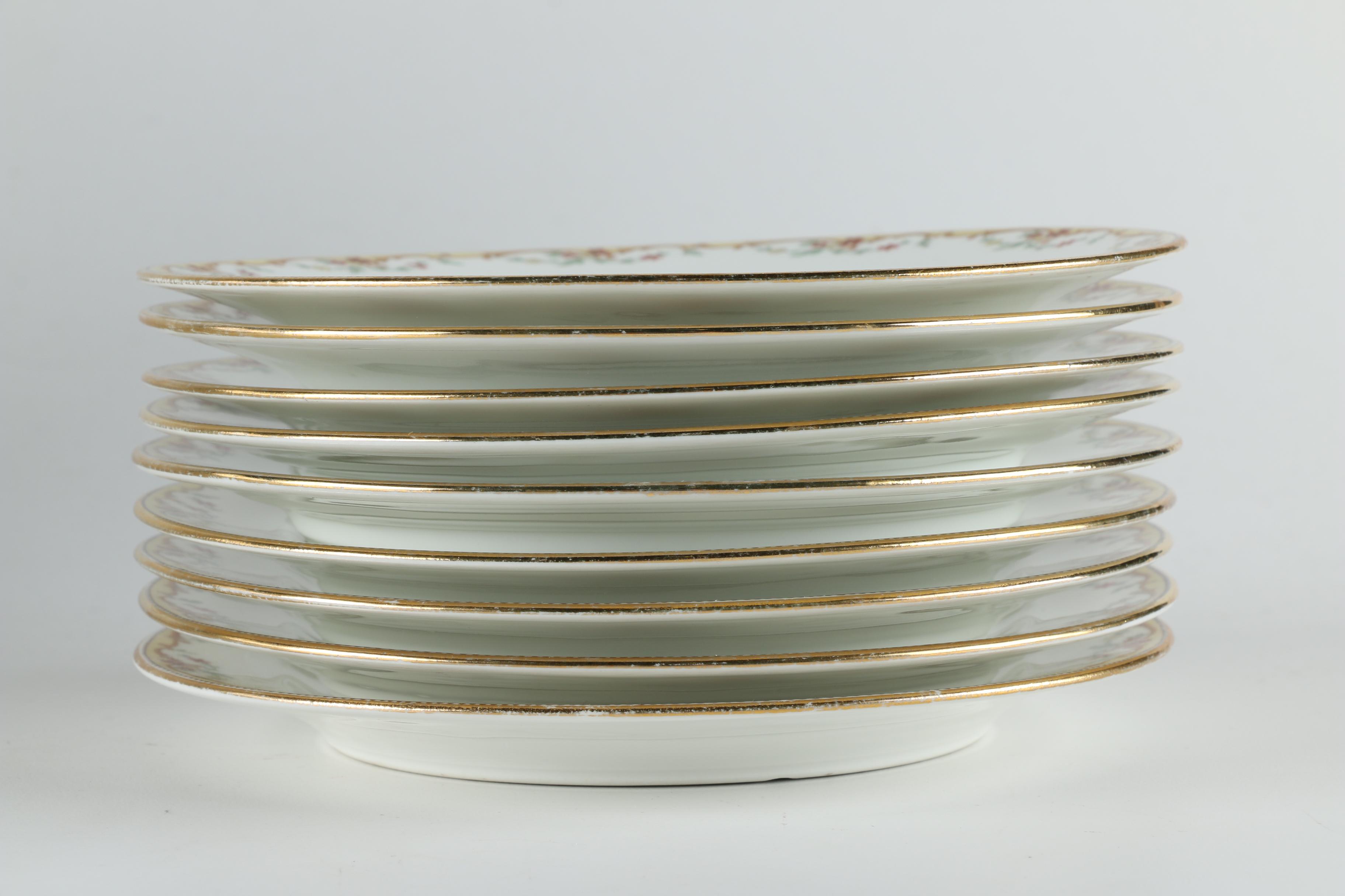 Vignaud Limoges "The Meuse" Porcelain Dinnerware