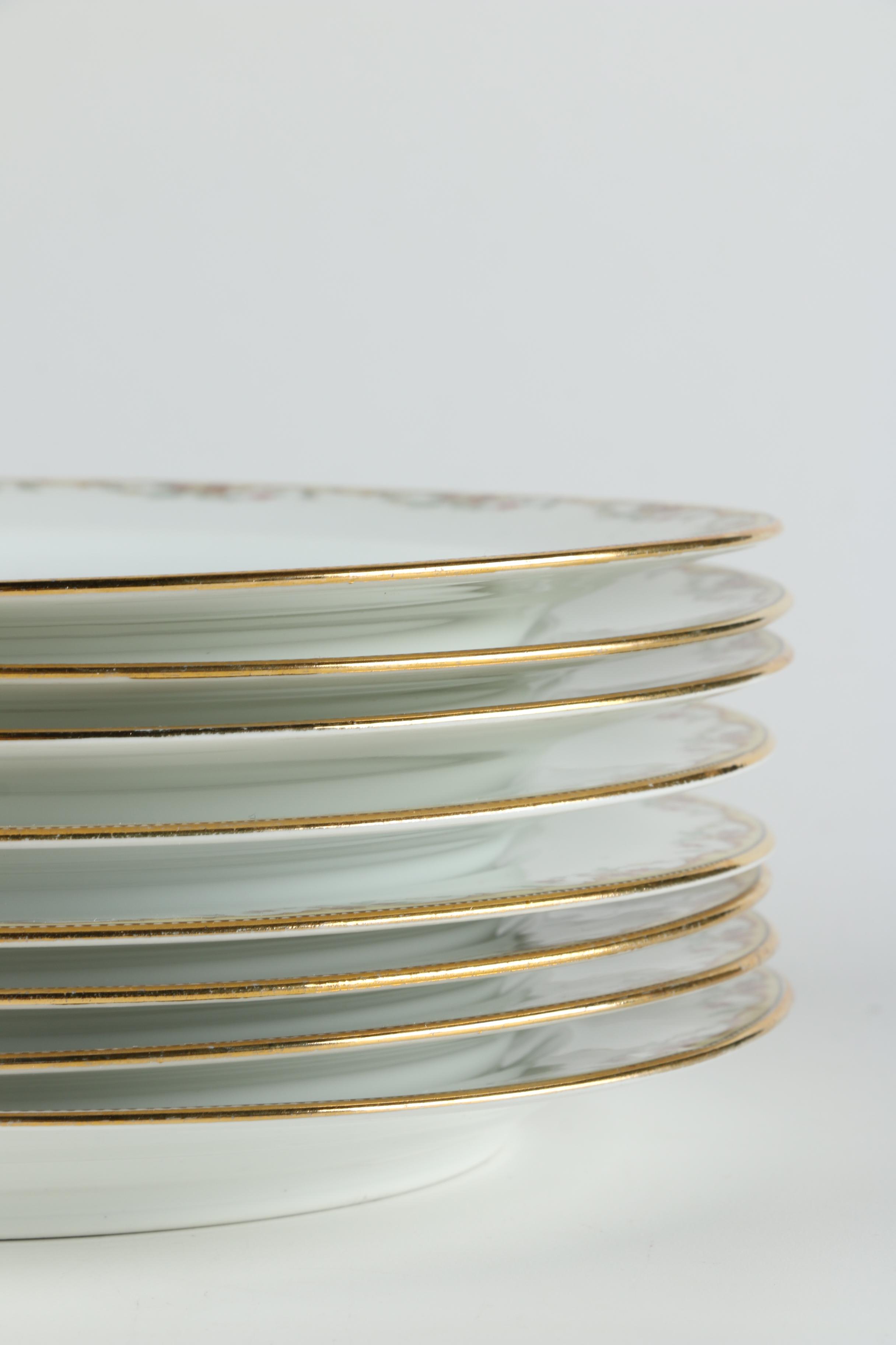 Vignaud Limoges "The Meuse" Porcelain Dinnerware