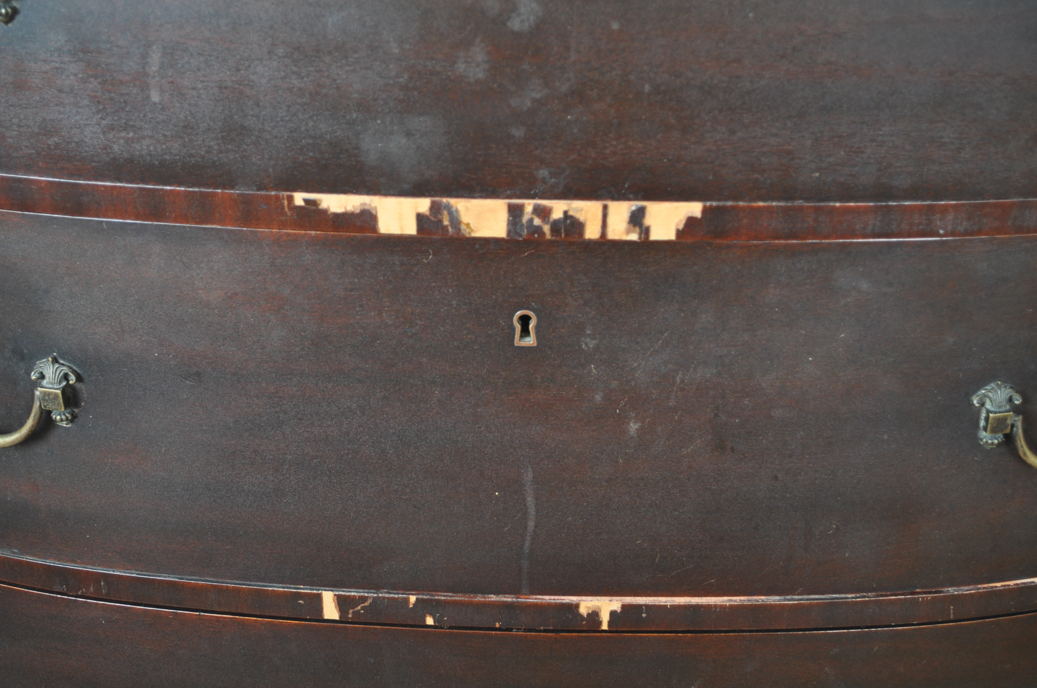 Antique Beautifully Carved Empire Revival Dresser With Mirror