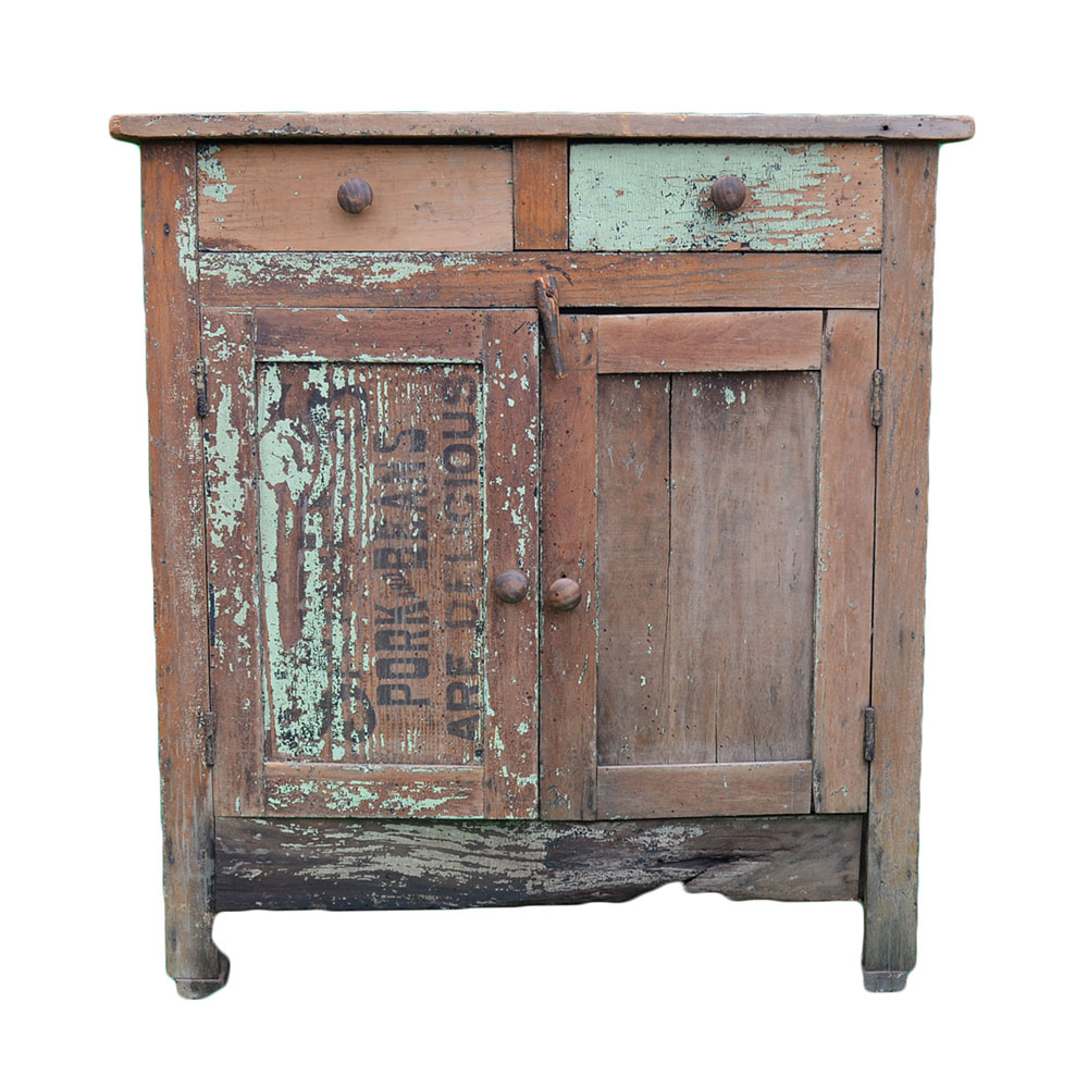 Wooden Crate Primitive Cabinet