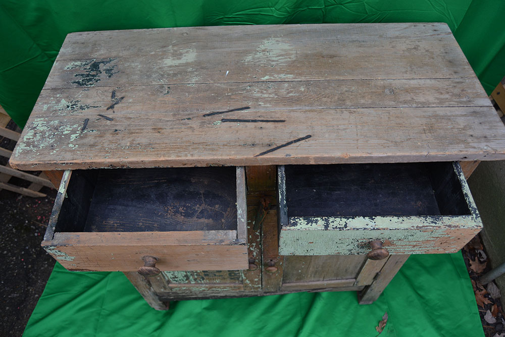 Wooden Crate Primitive Cabinet