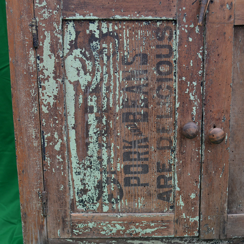 Wooden Crate Primitive Cabinet