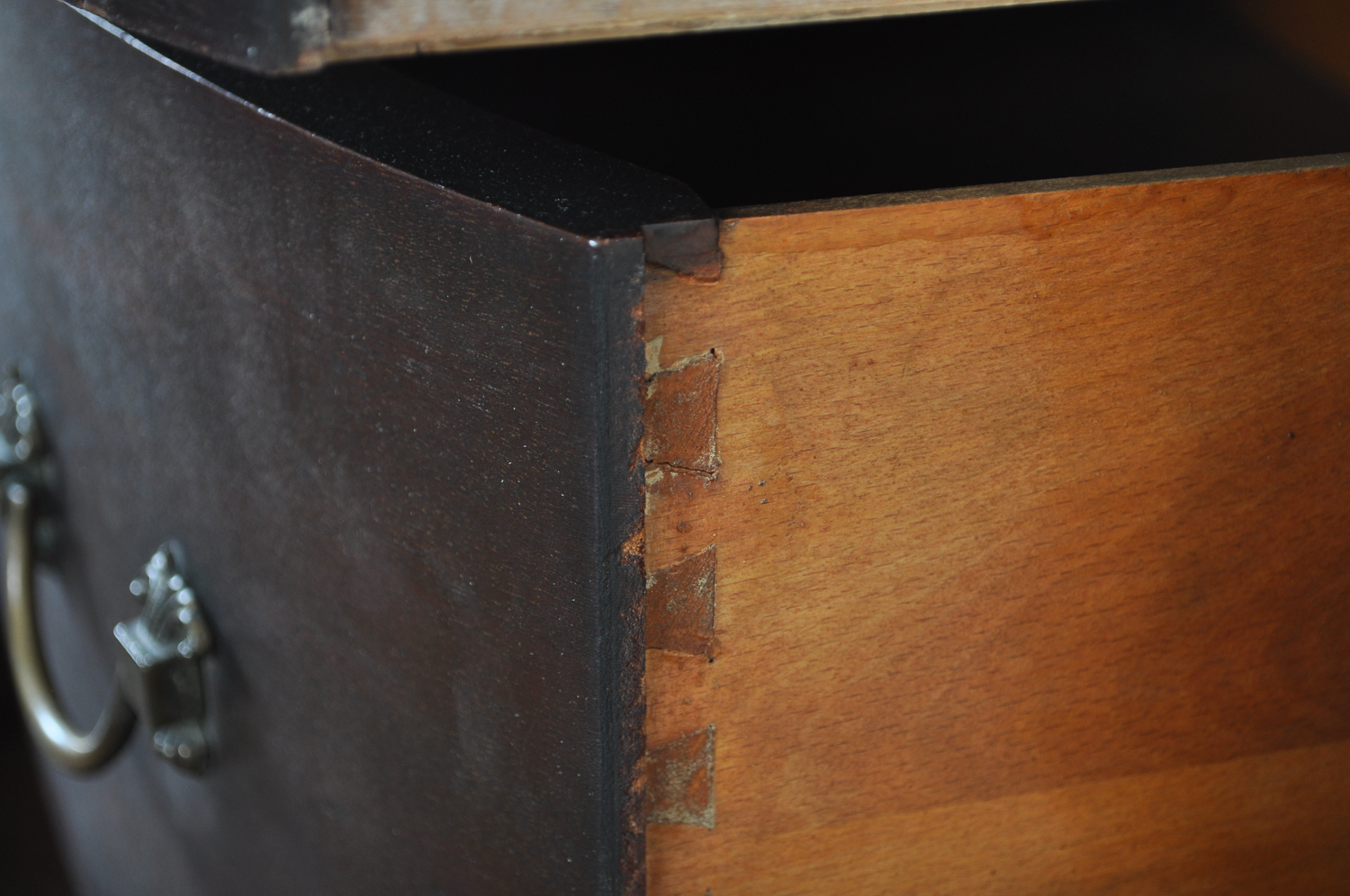 Antique Beautifully Carved Empire Revival Dresser With Mirror