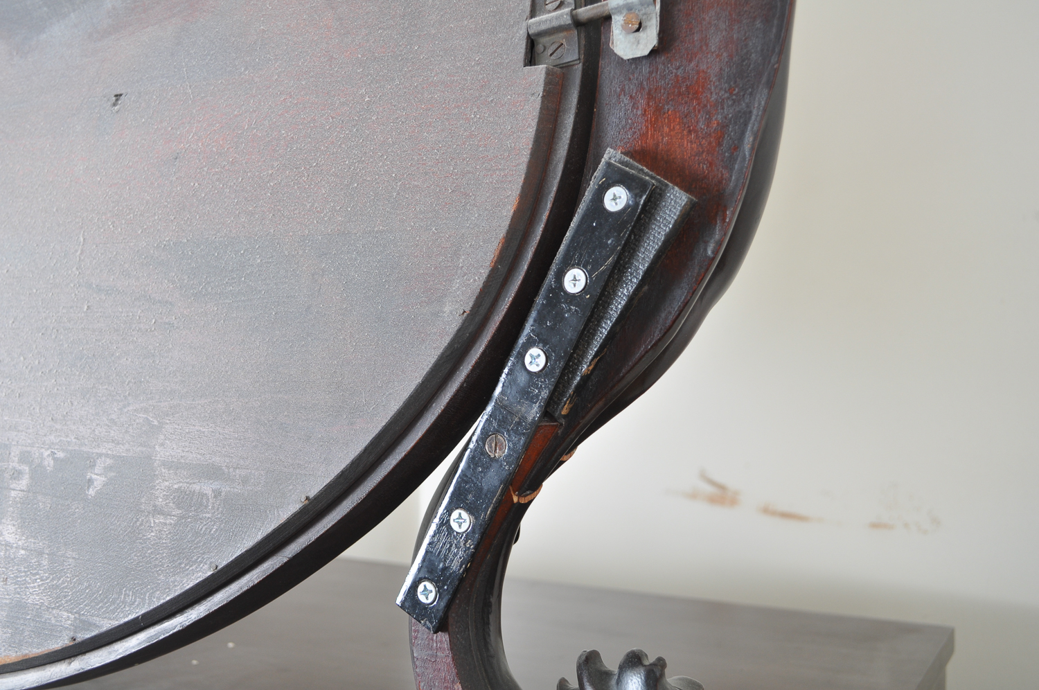 Antique Beautifully Carved Empire Revival Dresser With Mirror