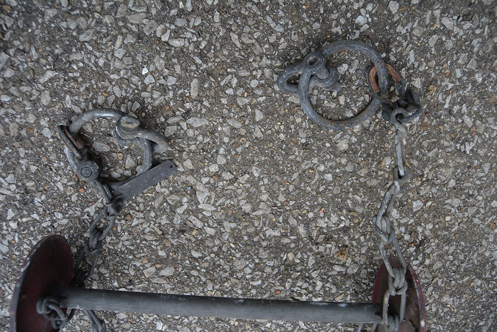 American Chain Ladder Co. Vintage Metal Industrial Ladder