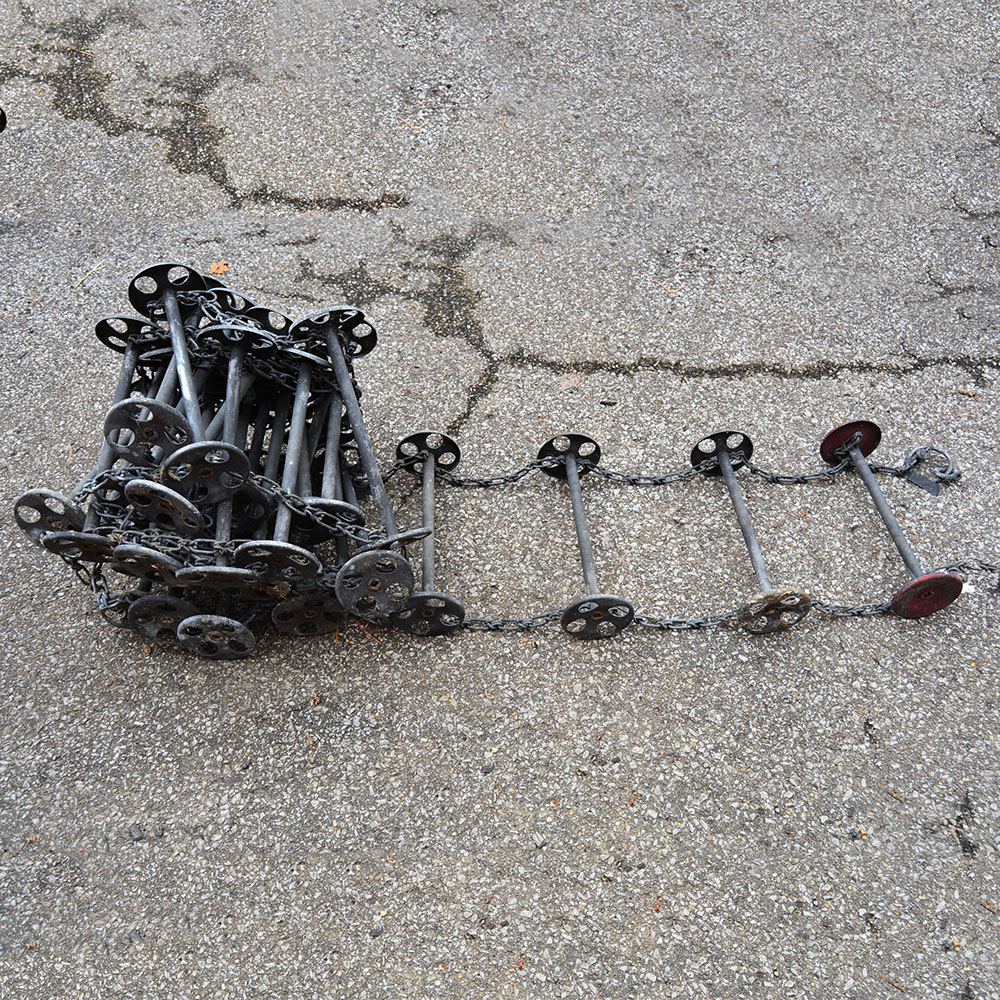 American Chain Ladder Co. Vintage Metal Industrial Ladder