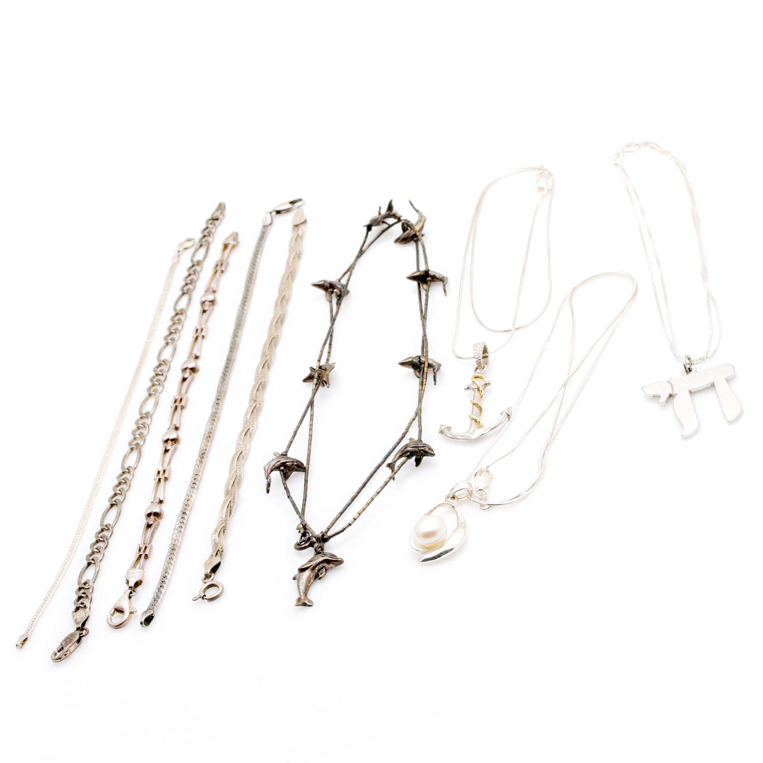 Sterling Silver Bracelets and Necklaces