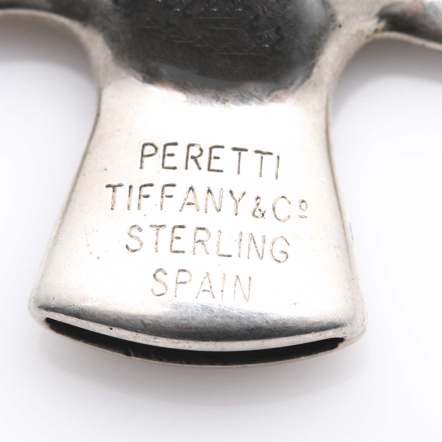 Tiffany & Co Sterling Silver Elsa Peretti Dove Necklace