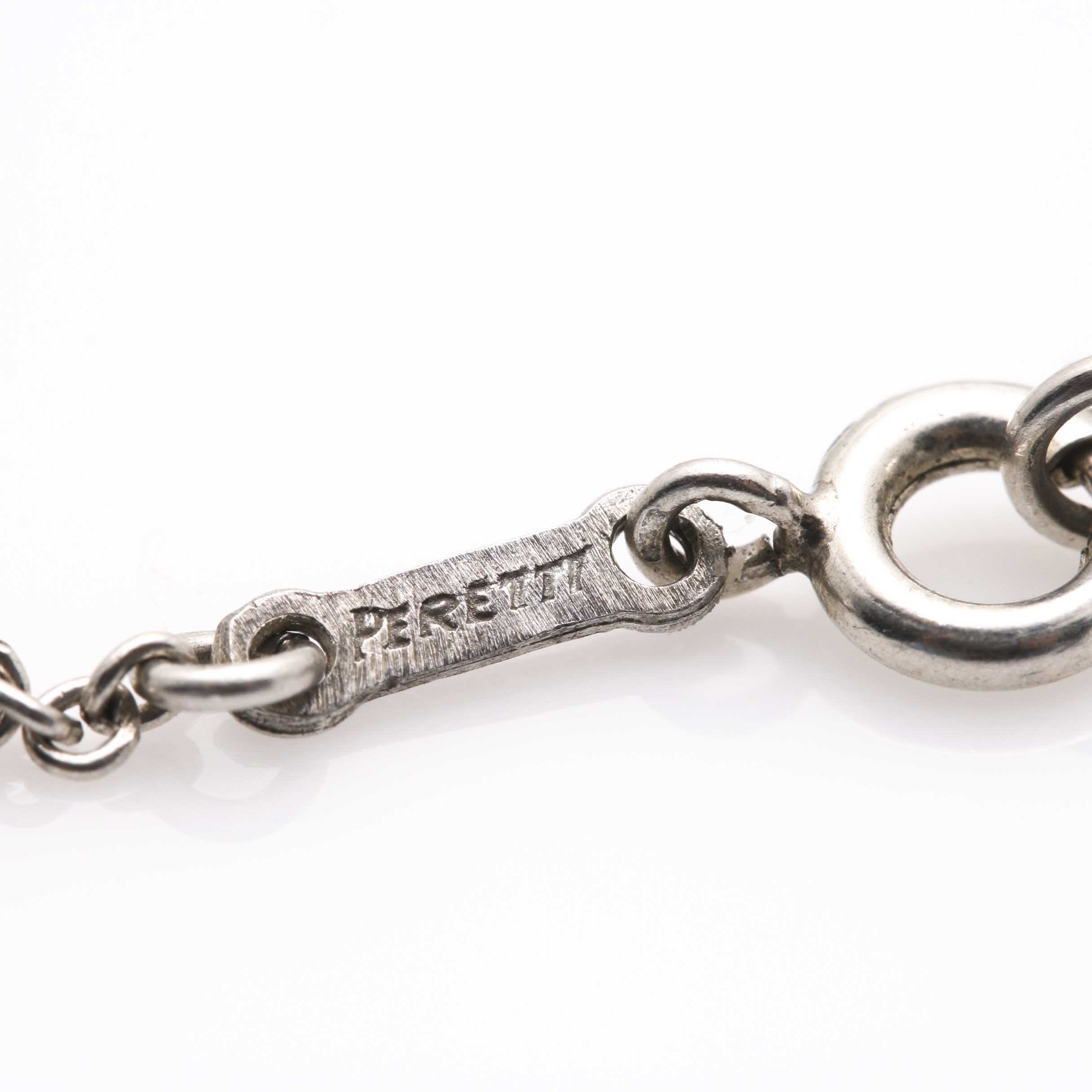 Tiffany & Co Sterling Silver Elsa Peretti Dove Necklace