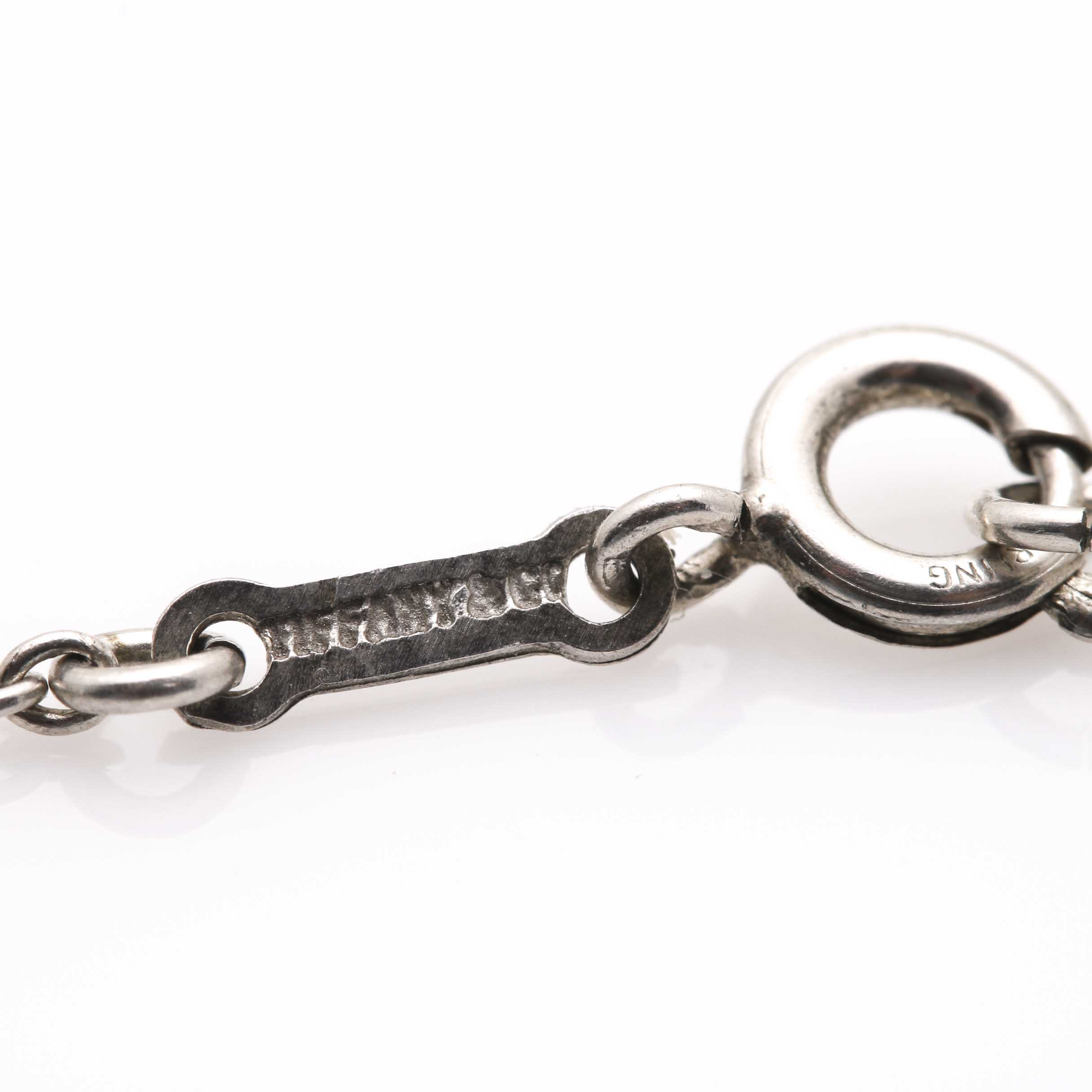 Tiffany & Co Sterling Silver Elsa Peretti Dove Necklace