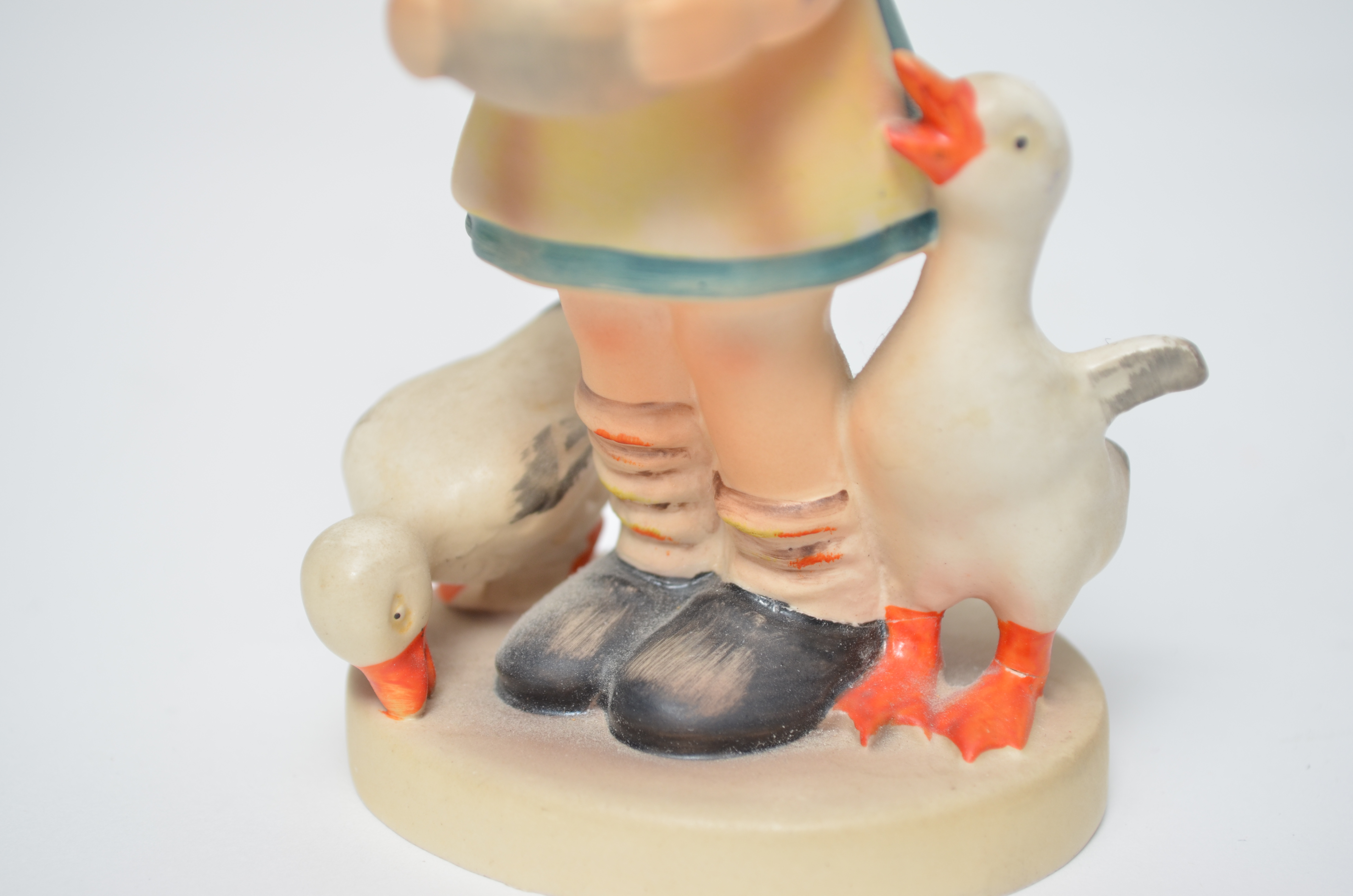Vintage Hummel Figurine of Small Girl with Ducks