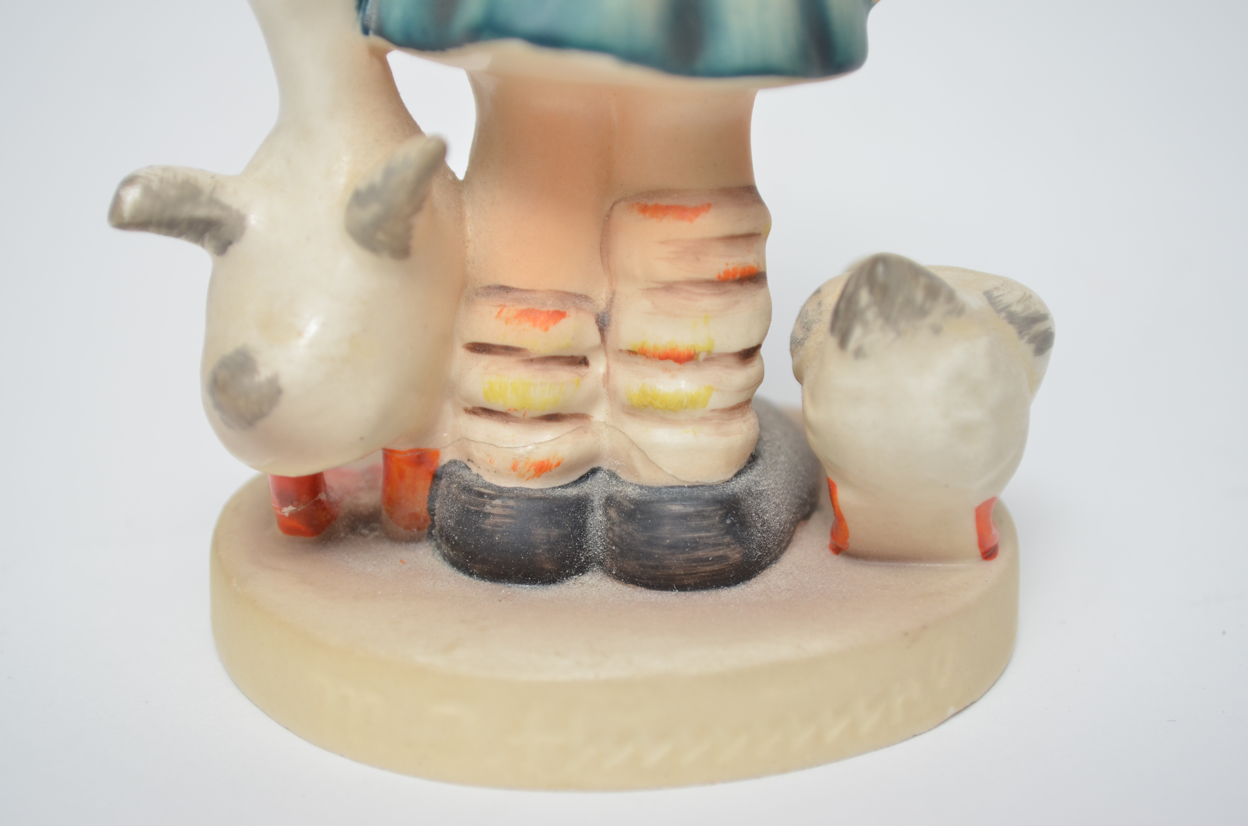 Vintage Hummel Figurine of Small Girl with Ducks