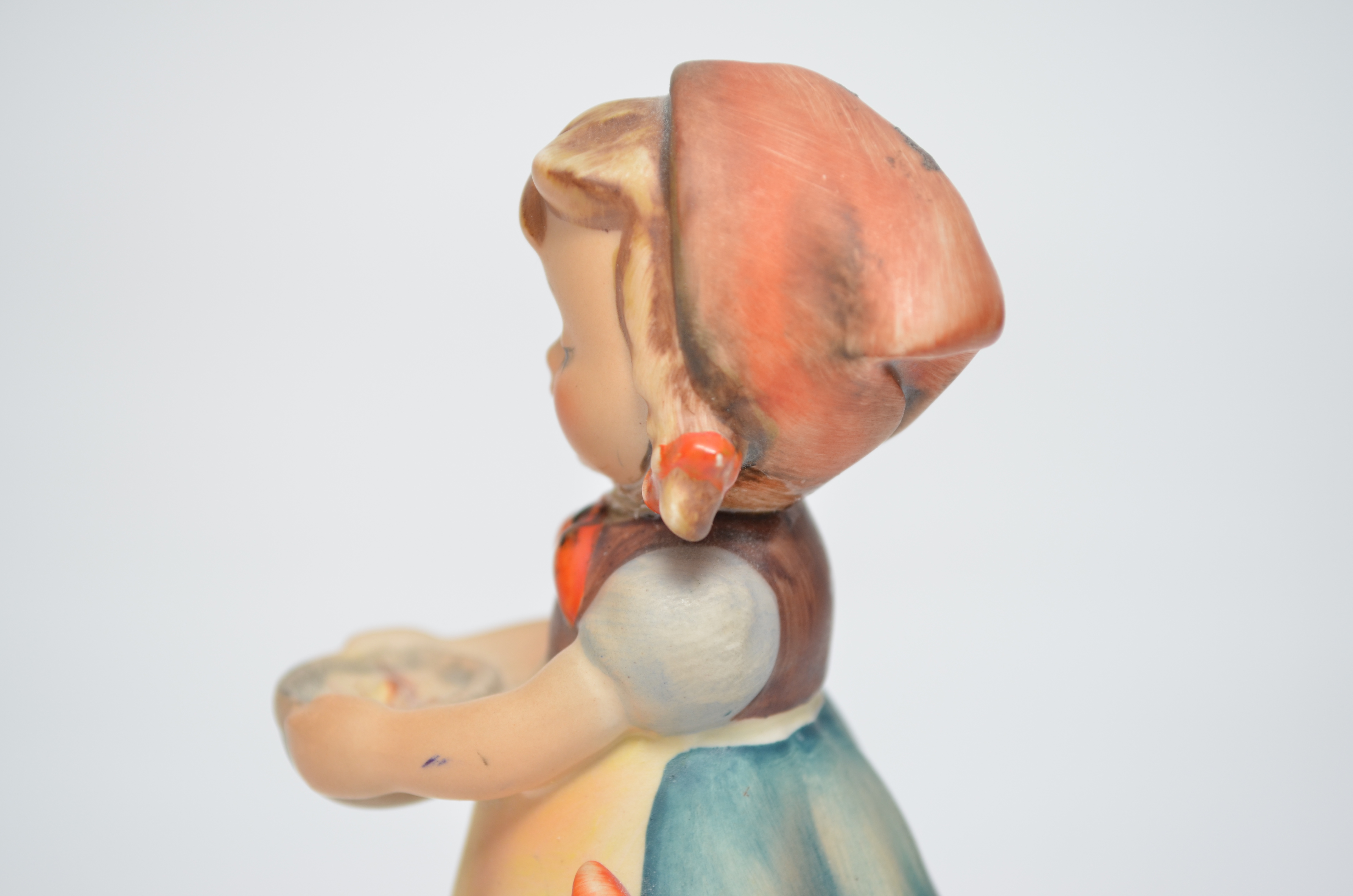 Vintage Hummel Figurine of Small Girl with Ducks