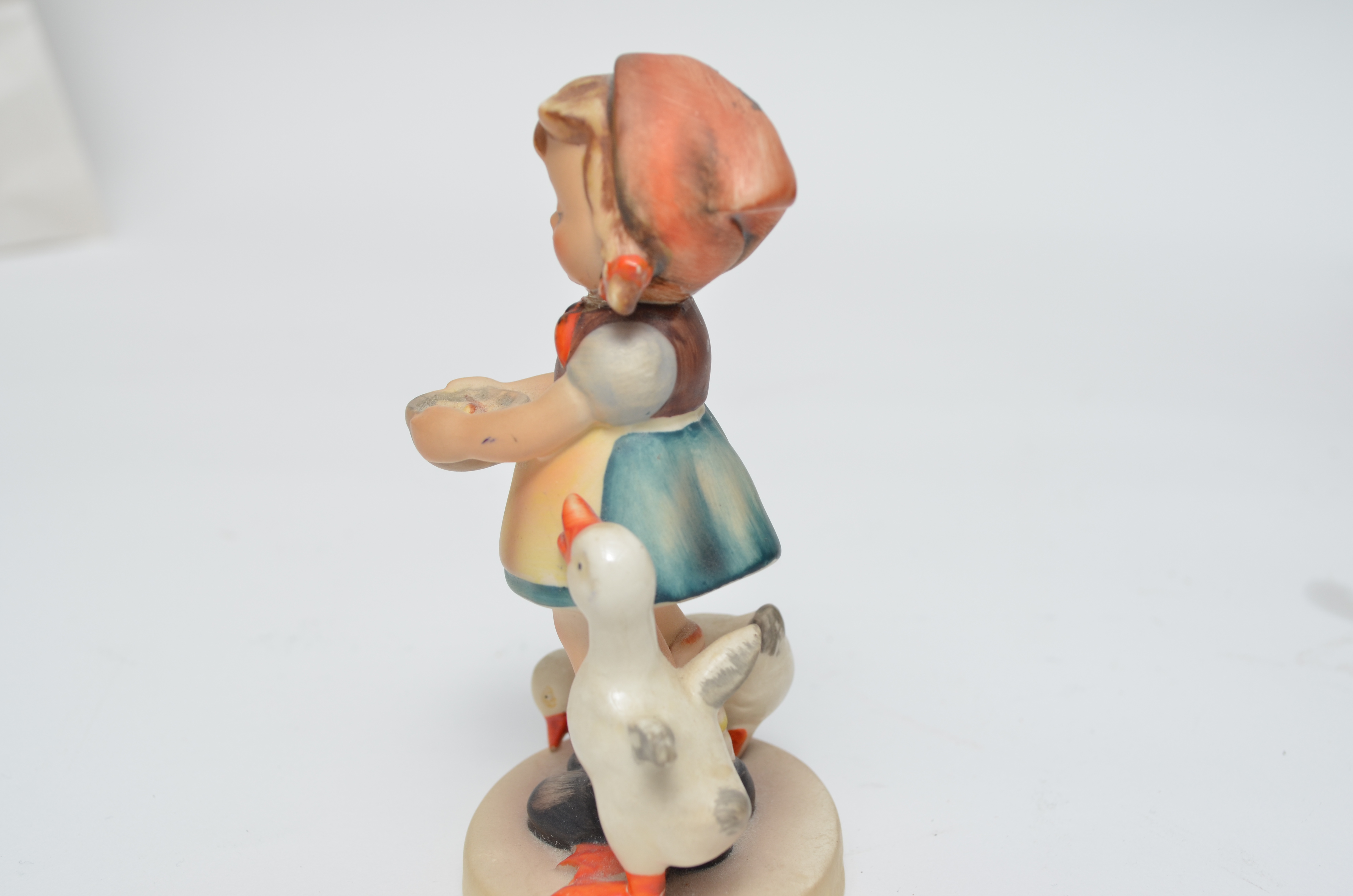 Vintage Hummel Figurine of Small Girl with Ducks