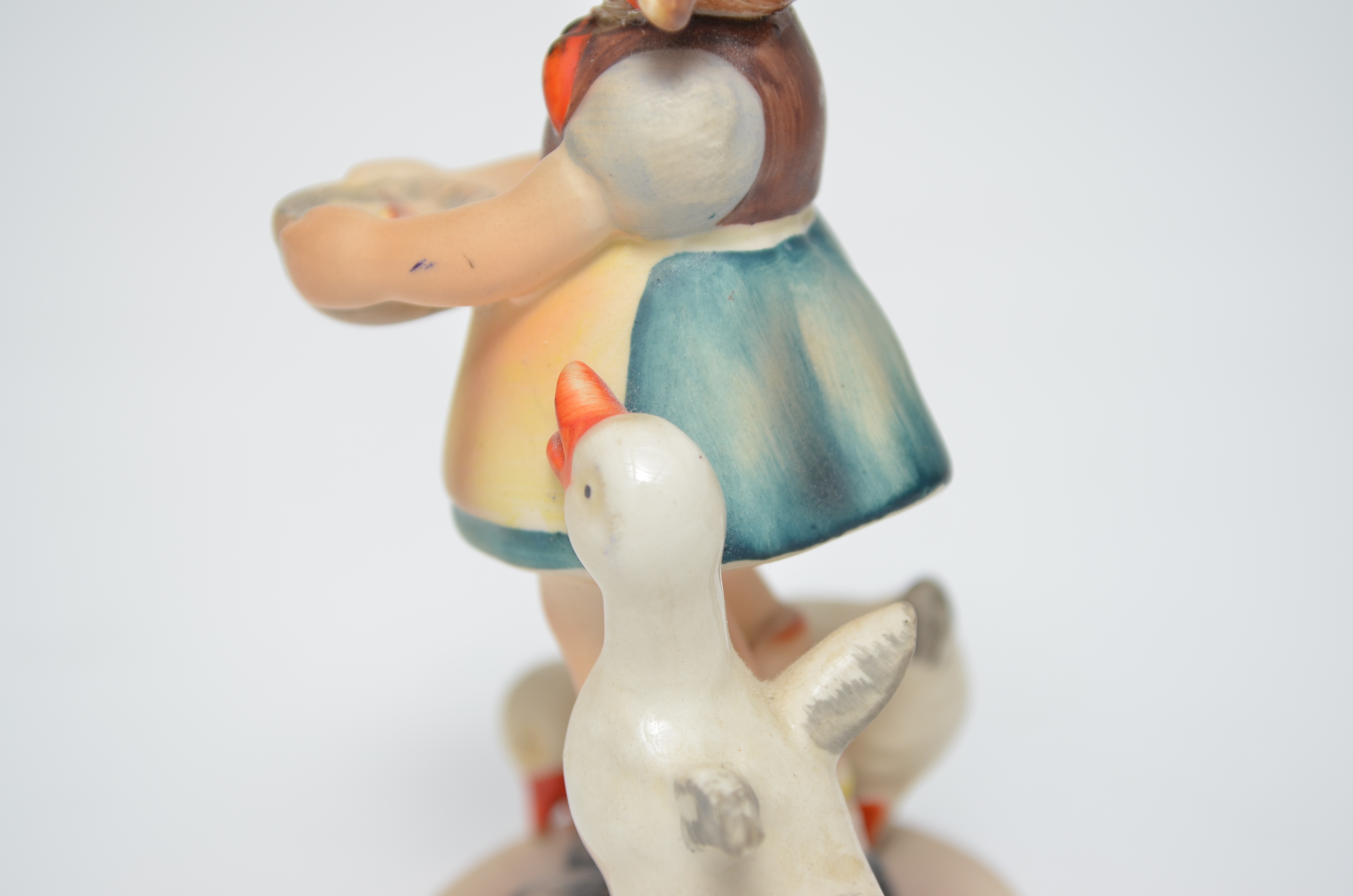 Vintage Hummel Figurine of Small Girl with Ducks