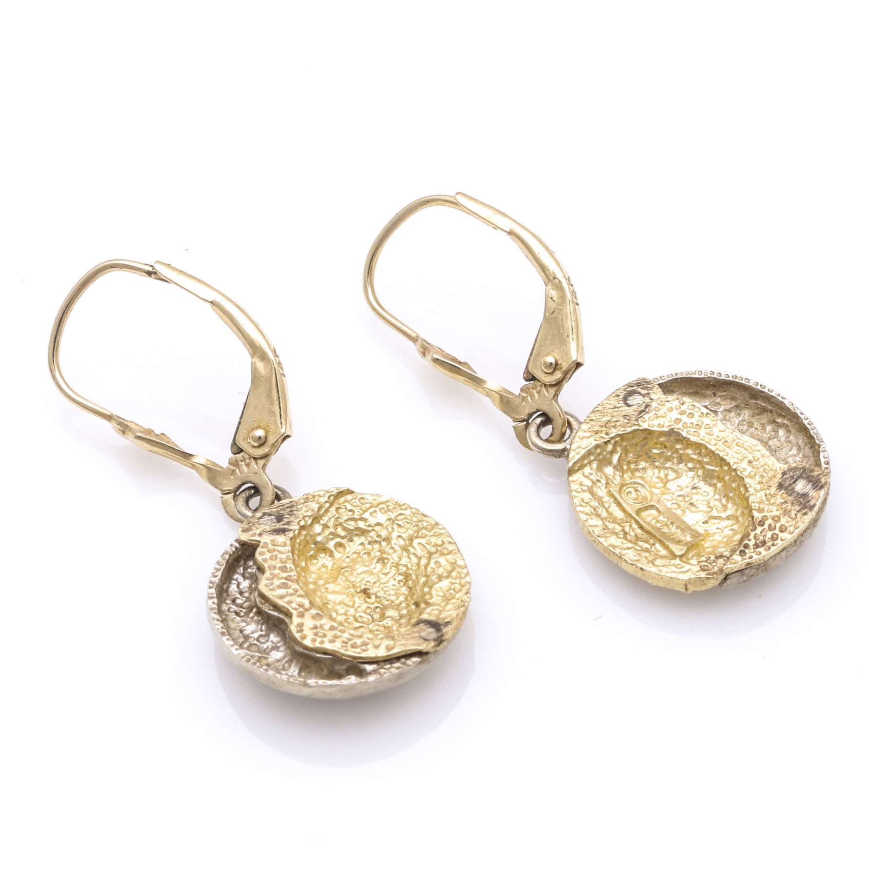 14K Gold Sun and Moon Demi Parure