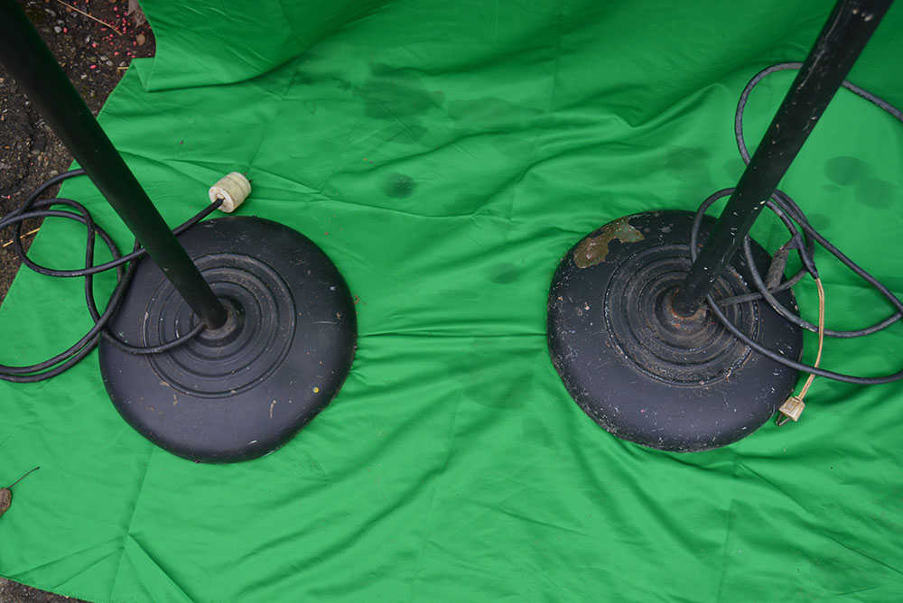 Vintage Domed Metal Floor Lamps