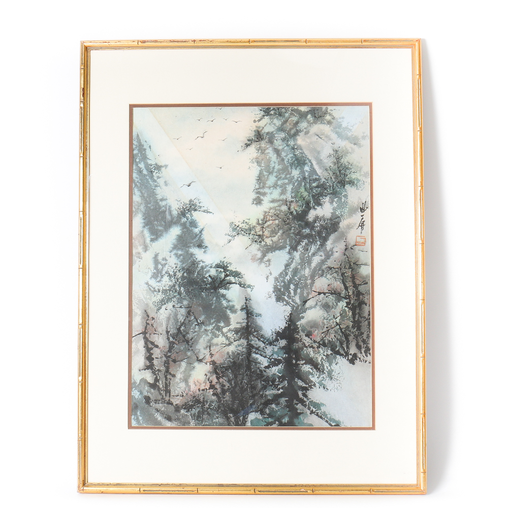 I-Chao Chu Watercolor Painting