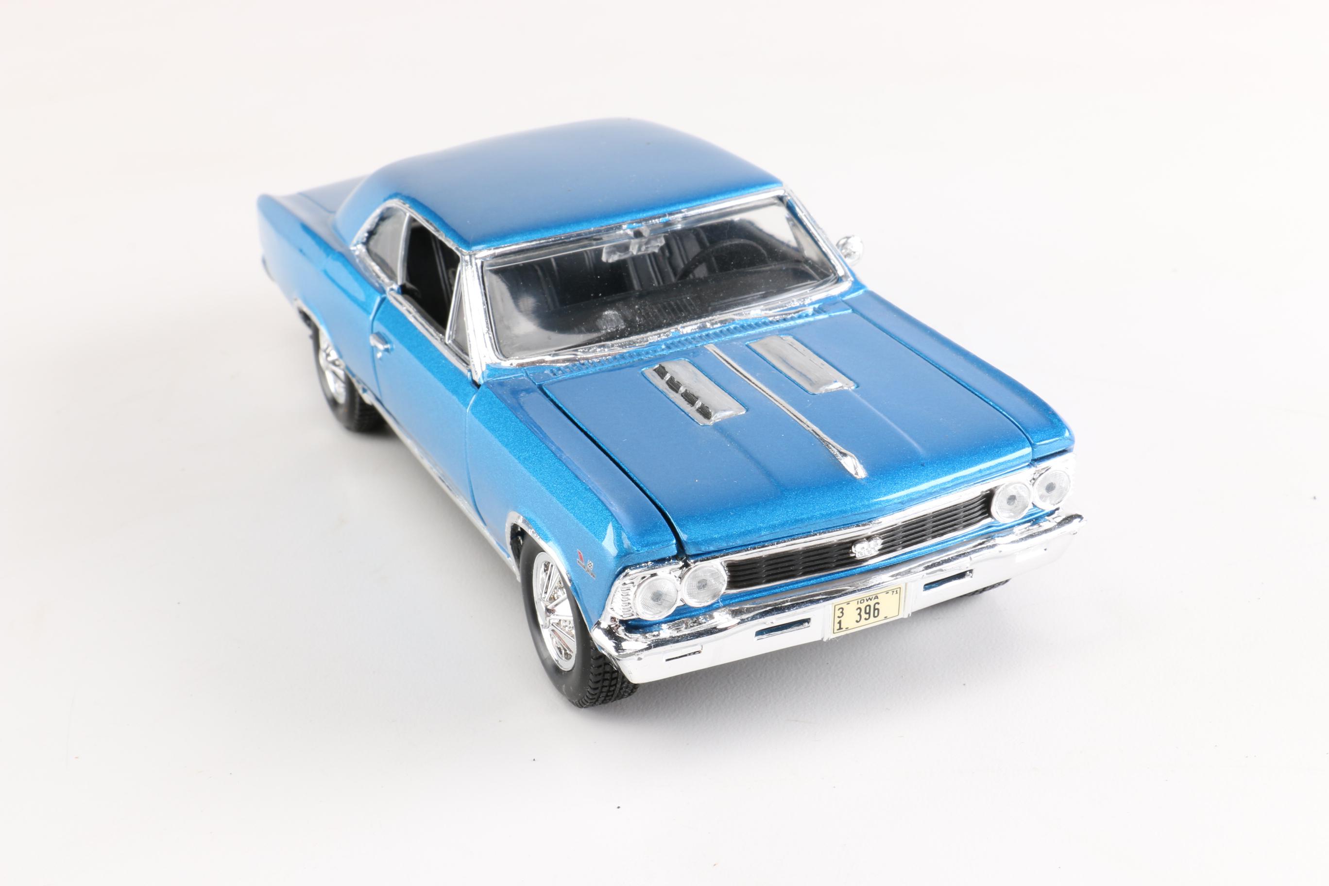Collection of Mid 1960s Chevrolet Chevelle Malibu Die-Cast Cars