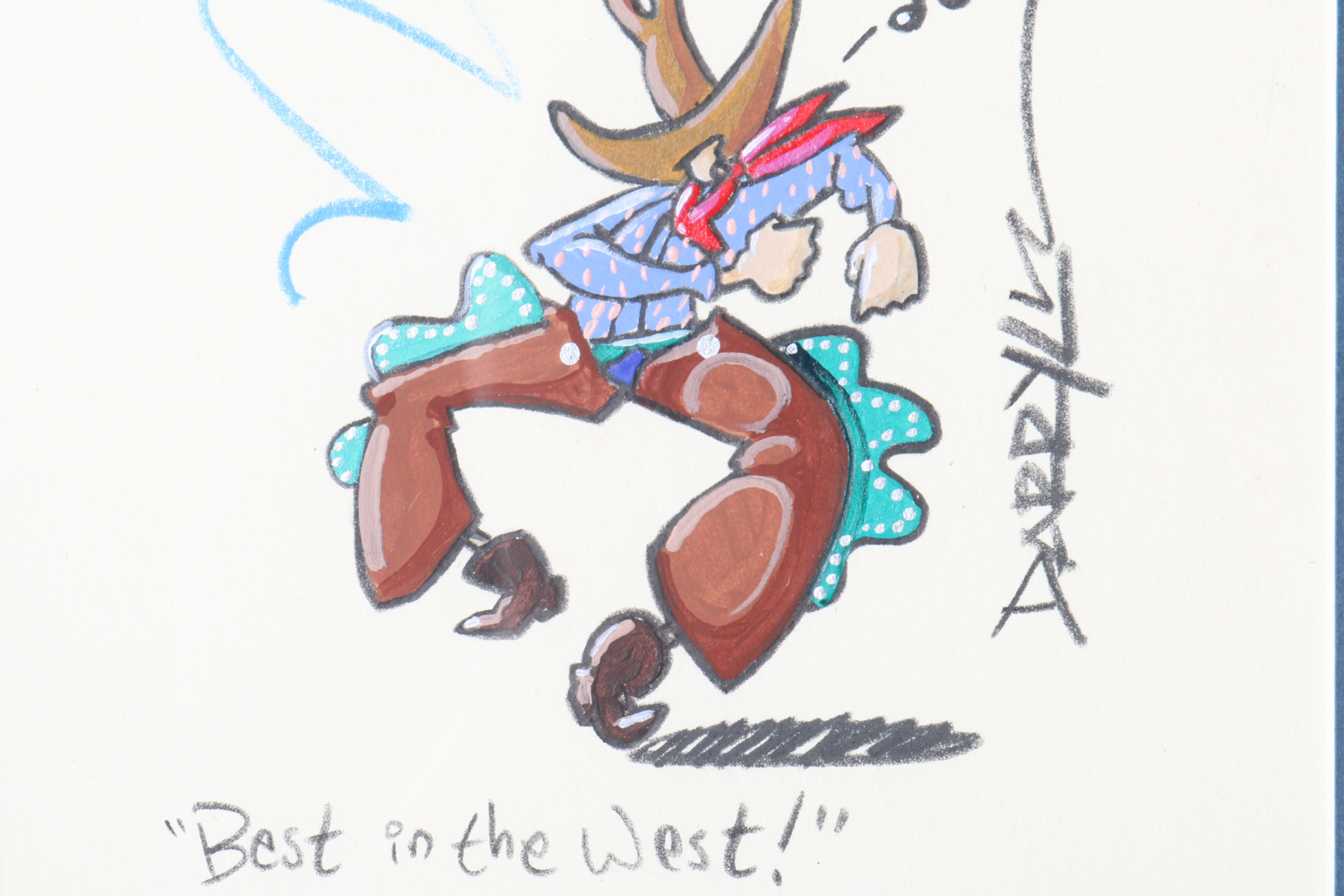 Darryl Willison Drawing "Best in the West"