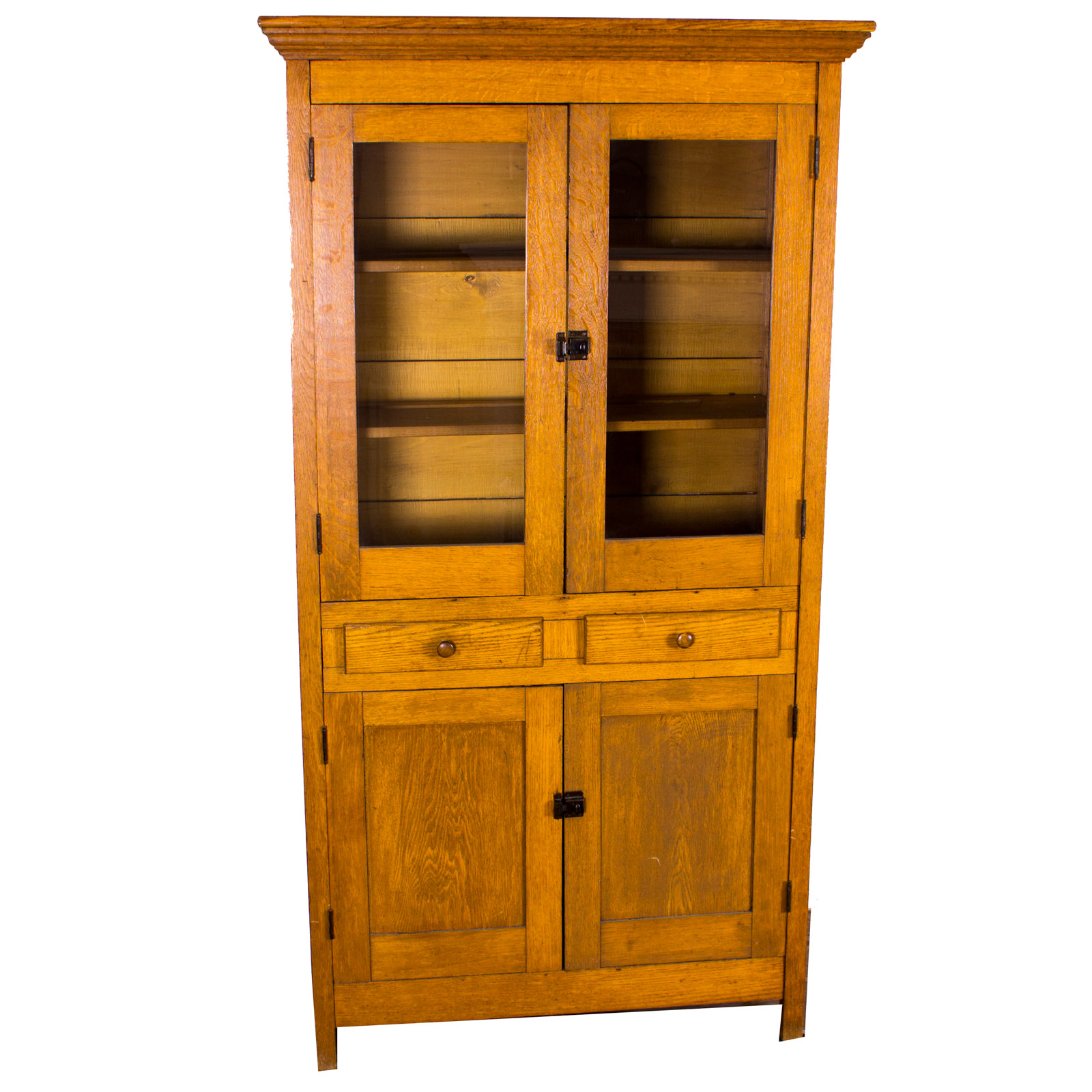 Antique Oak China Cabinet