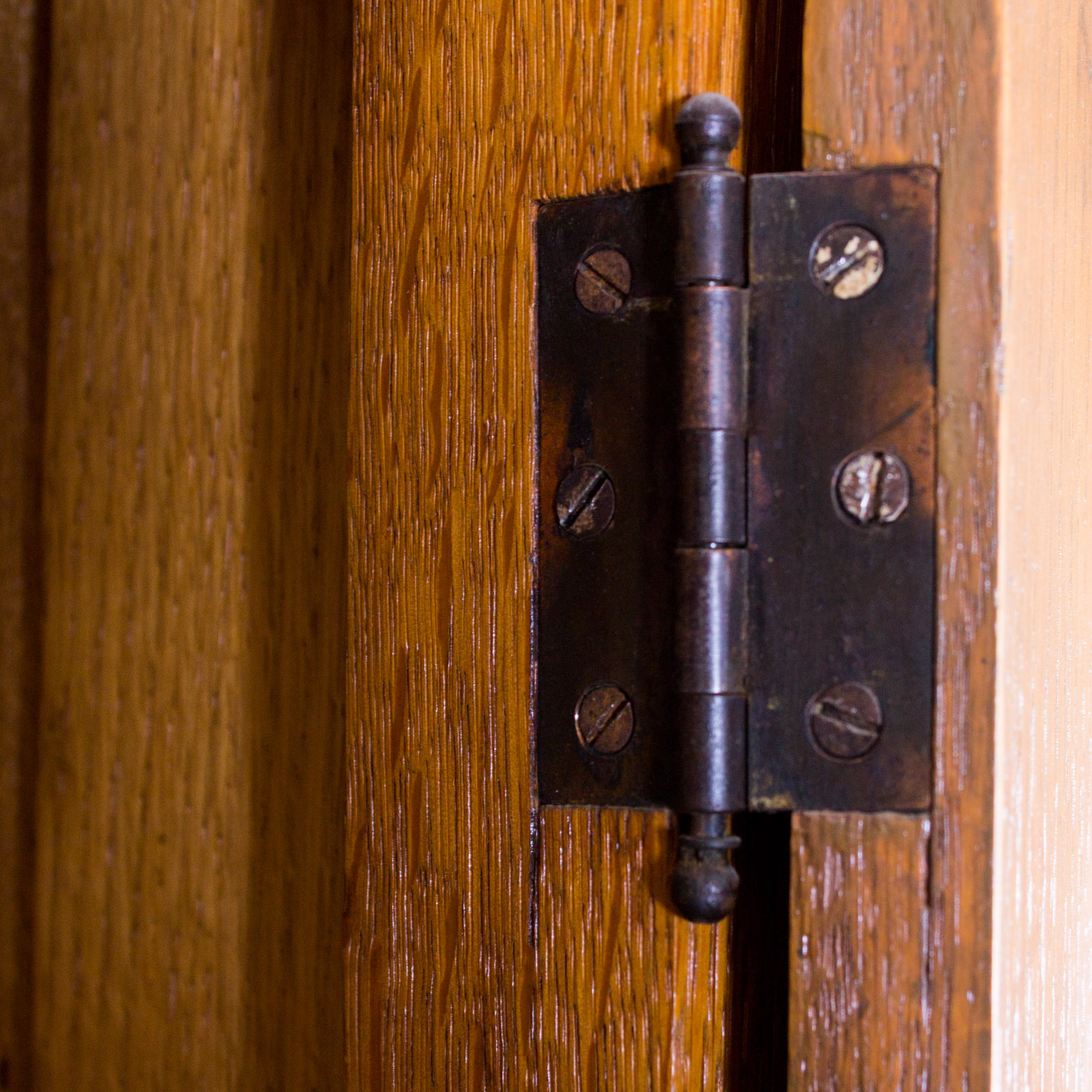 Antique Oak China Cabinet