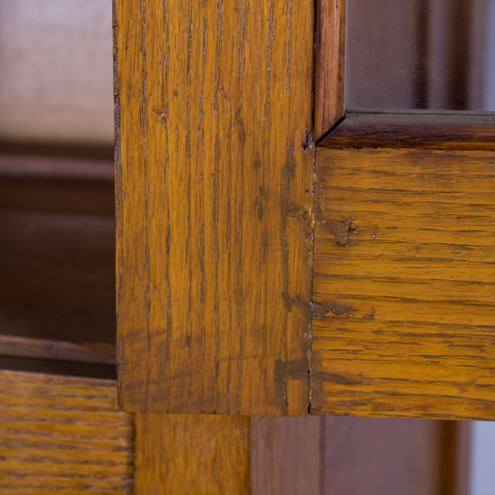 Antique Oak China Cabinet