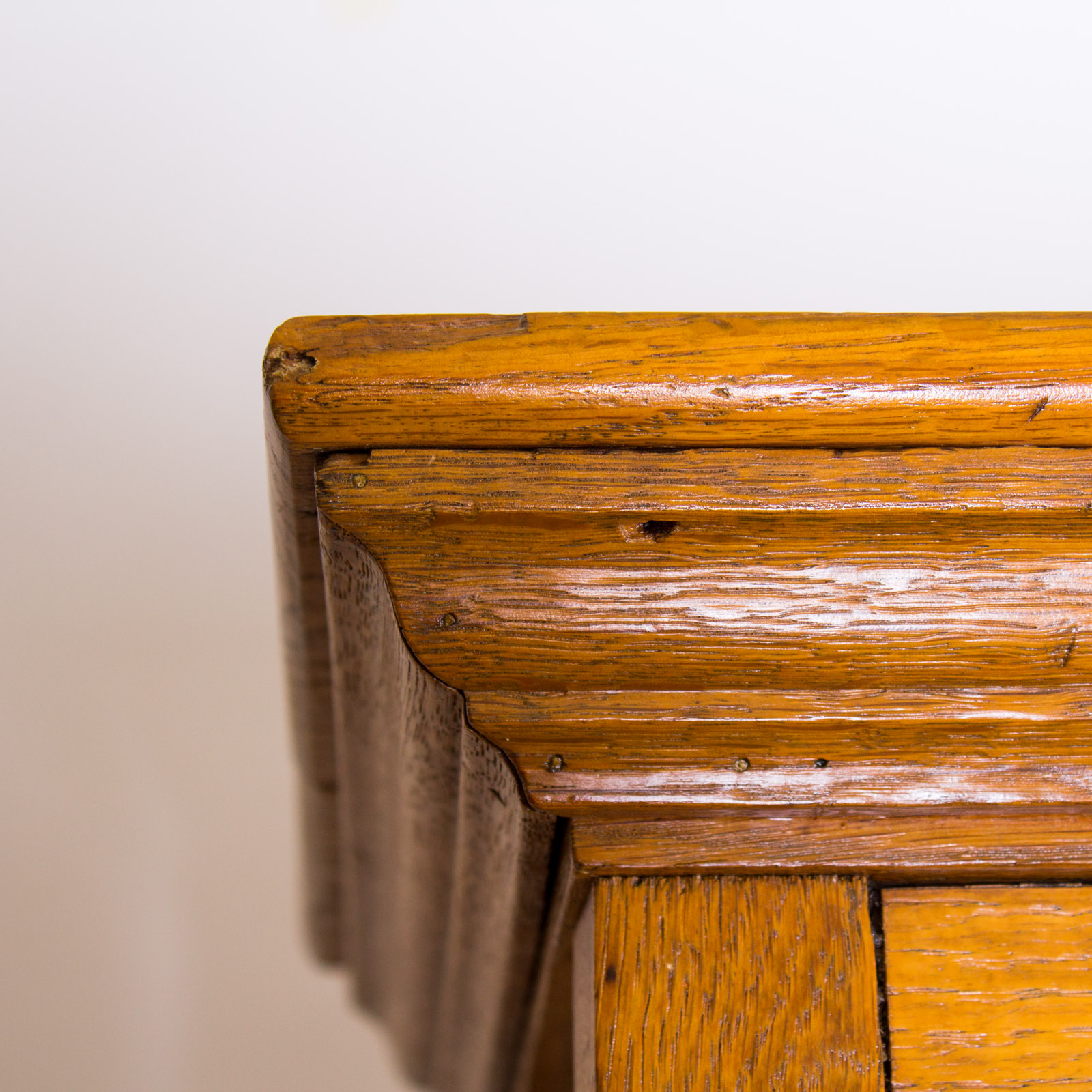 Antique Oak China Cabinet